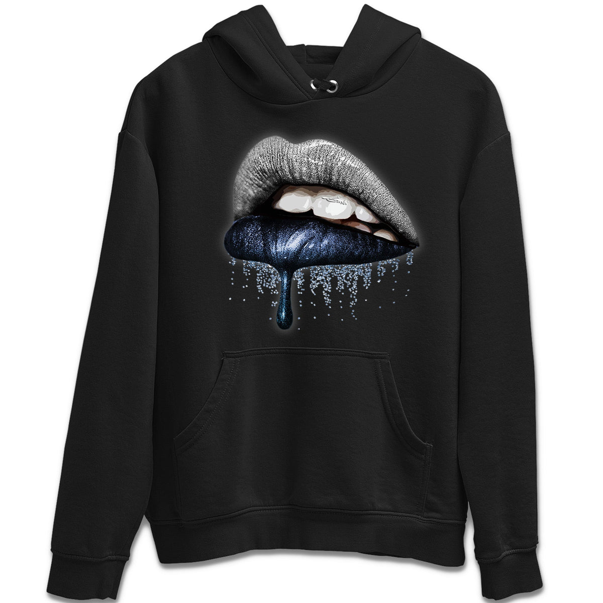 Jordan 6 Georgetown Sneaker Matching T-Shirt Dripping Lips Sneaker Tees Jordan 6 Georgetown Sneaker Release Tees Crew Neck Tees