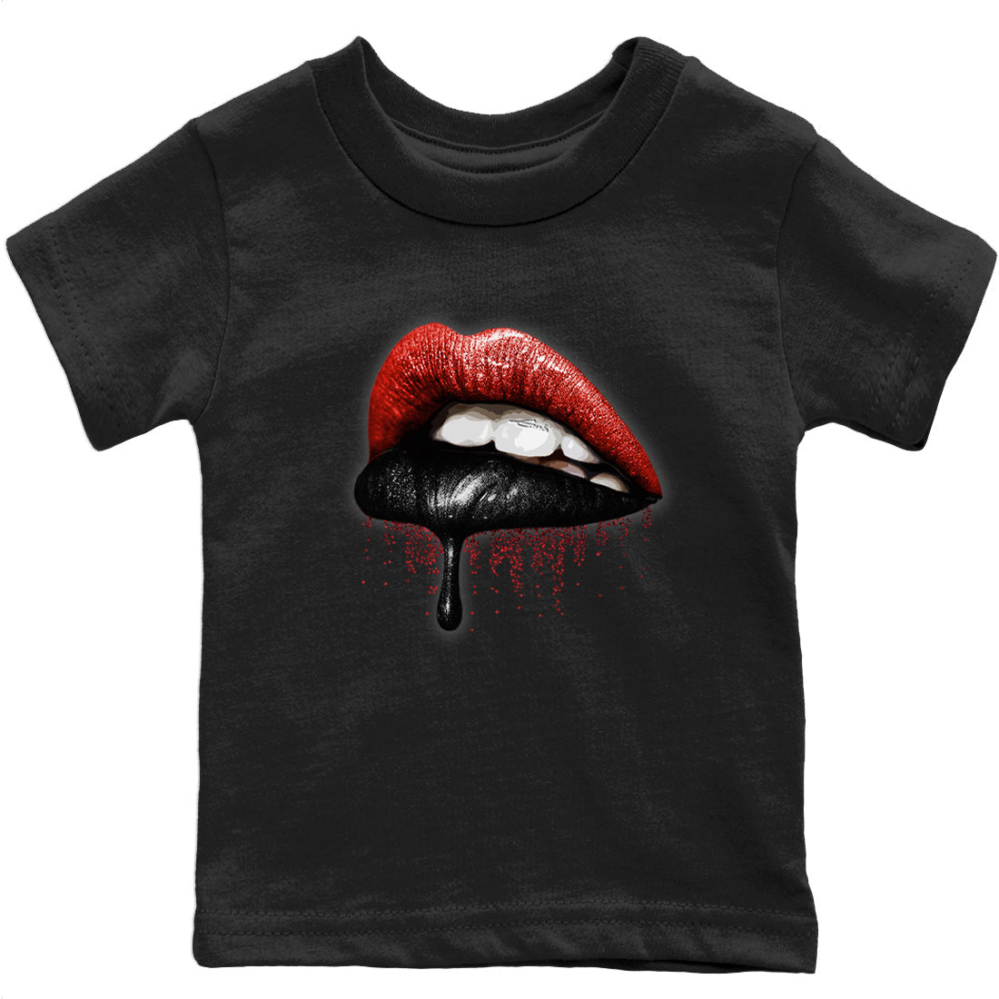 Jordan 9 Chile Red Shirt To Match Jordans Dripping Lips Sneaker Tees Jordan 9 Chile Red Drip Gear Zone Sneaker Matching Clothing Kids Shirts
