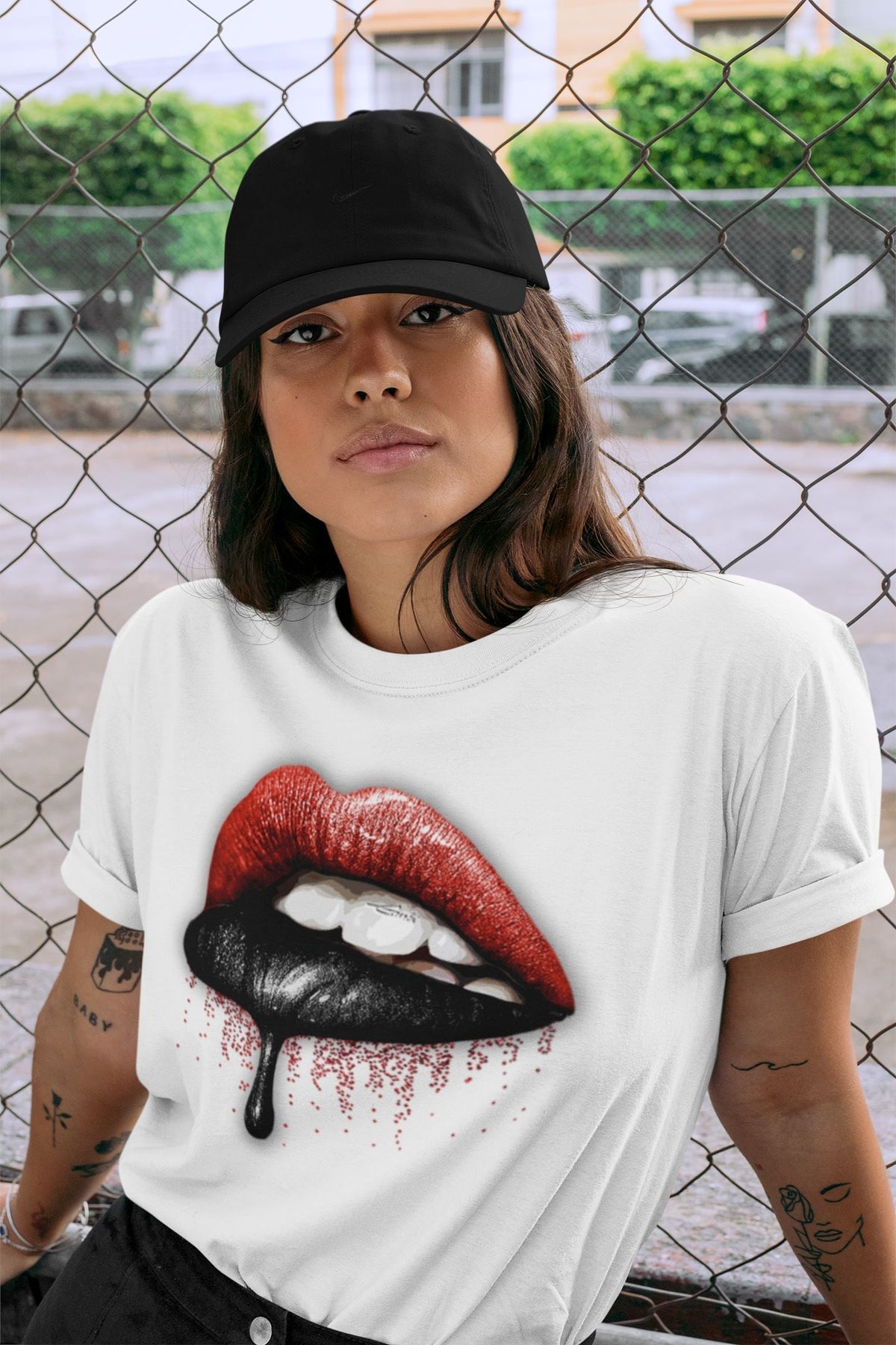 Jordan 9 Chile Red Shirt To Match Jordans Dripping Lips Sneaker Tees Jordan 9 Chile Red Drip Gear Zone Sneaker Matching Clothing Unisex Shirts