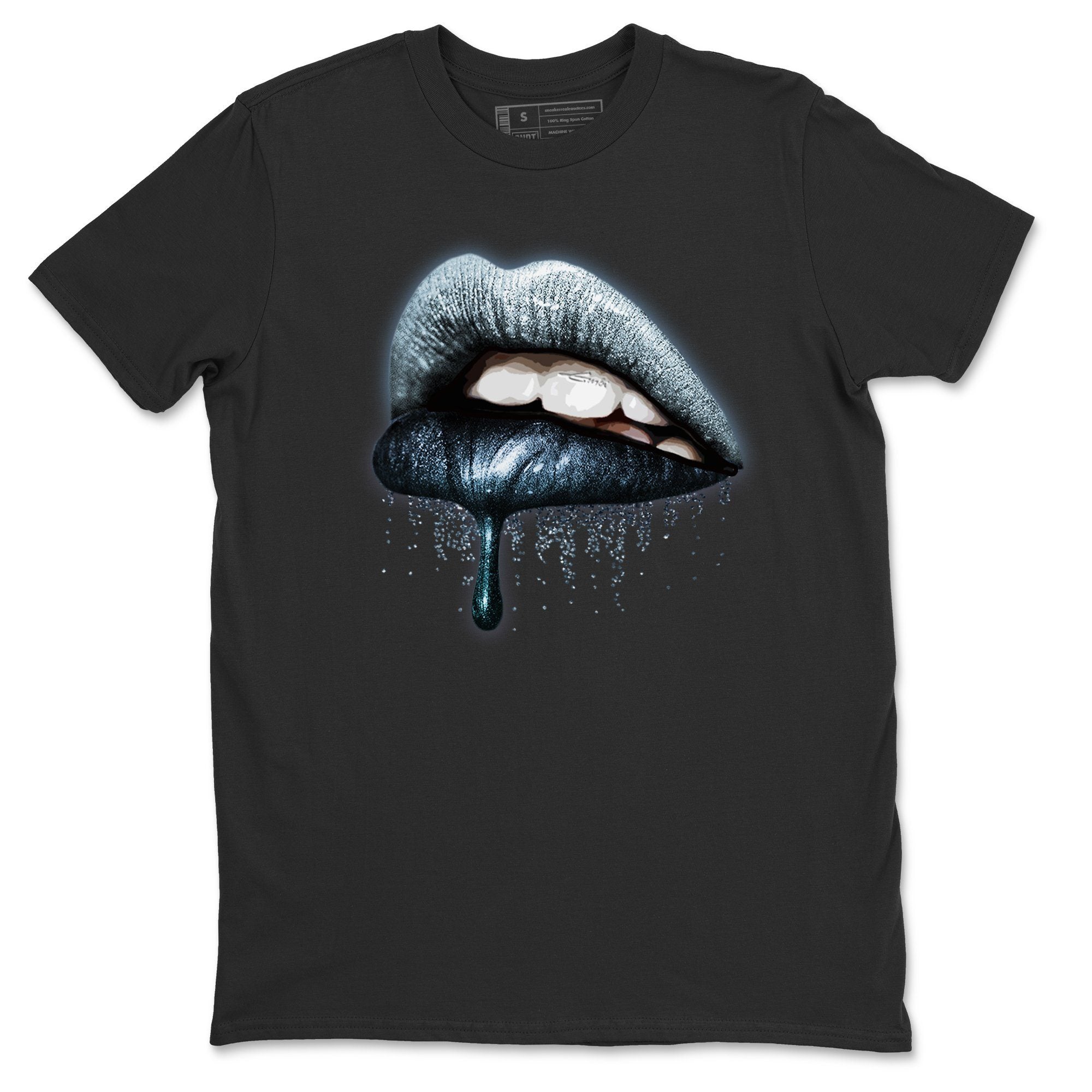 Dunk championship Grey Sneaker Match Tees Dripping Lips Sneaker Tees Dunk championship Grey Jordan to match sneaker T-Shirt Crew Neck Shirts