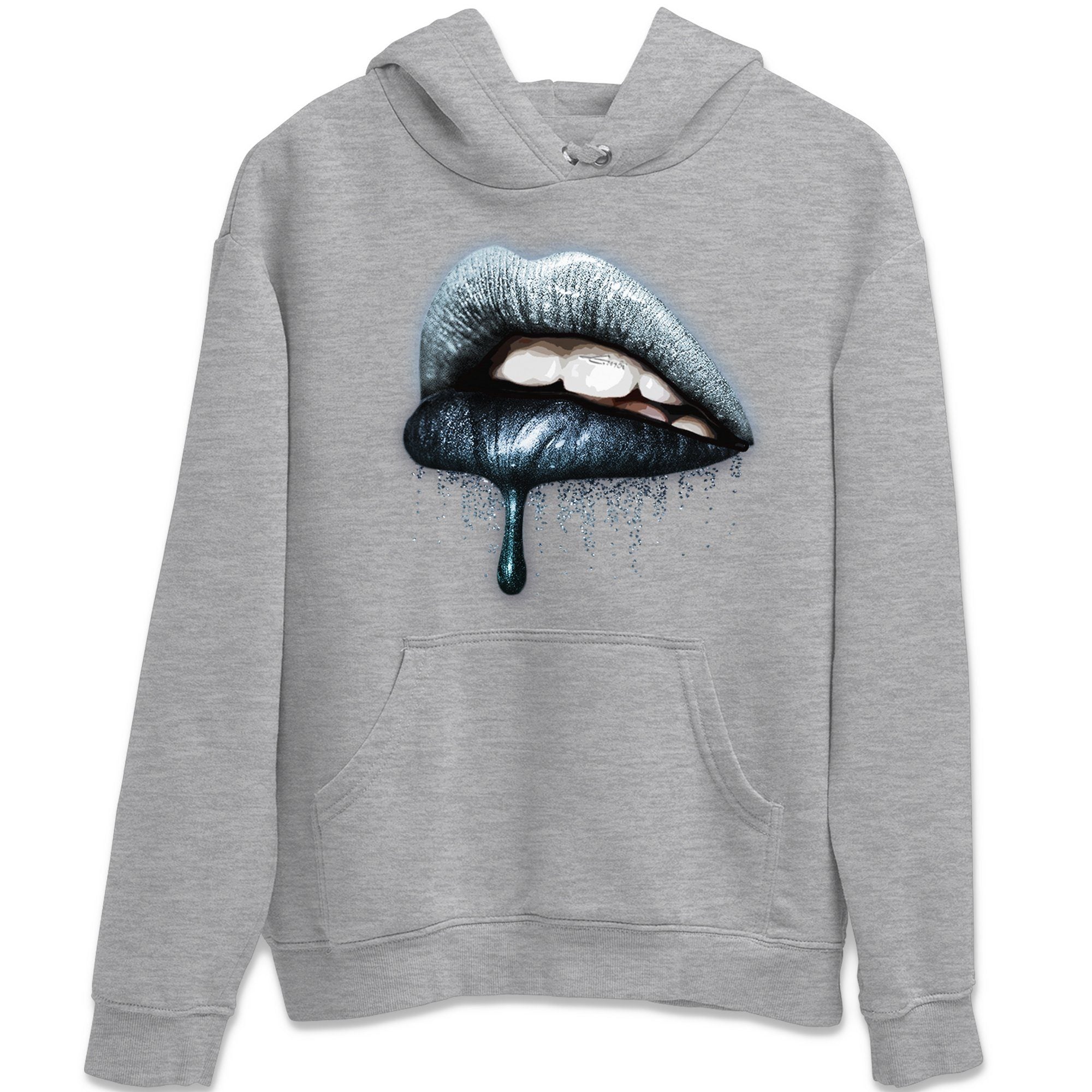 Dunk championship Grey Sneaker Match Tees Dripping Lips Sneaker Tees Dunk championship Grey Jordan to match sneaker T-Shirt Crew Neck Shirts