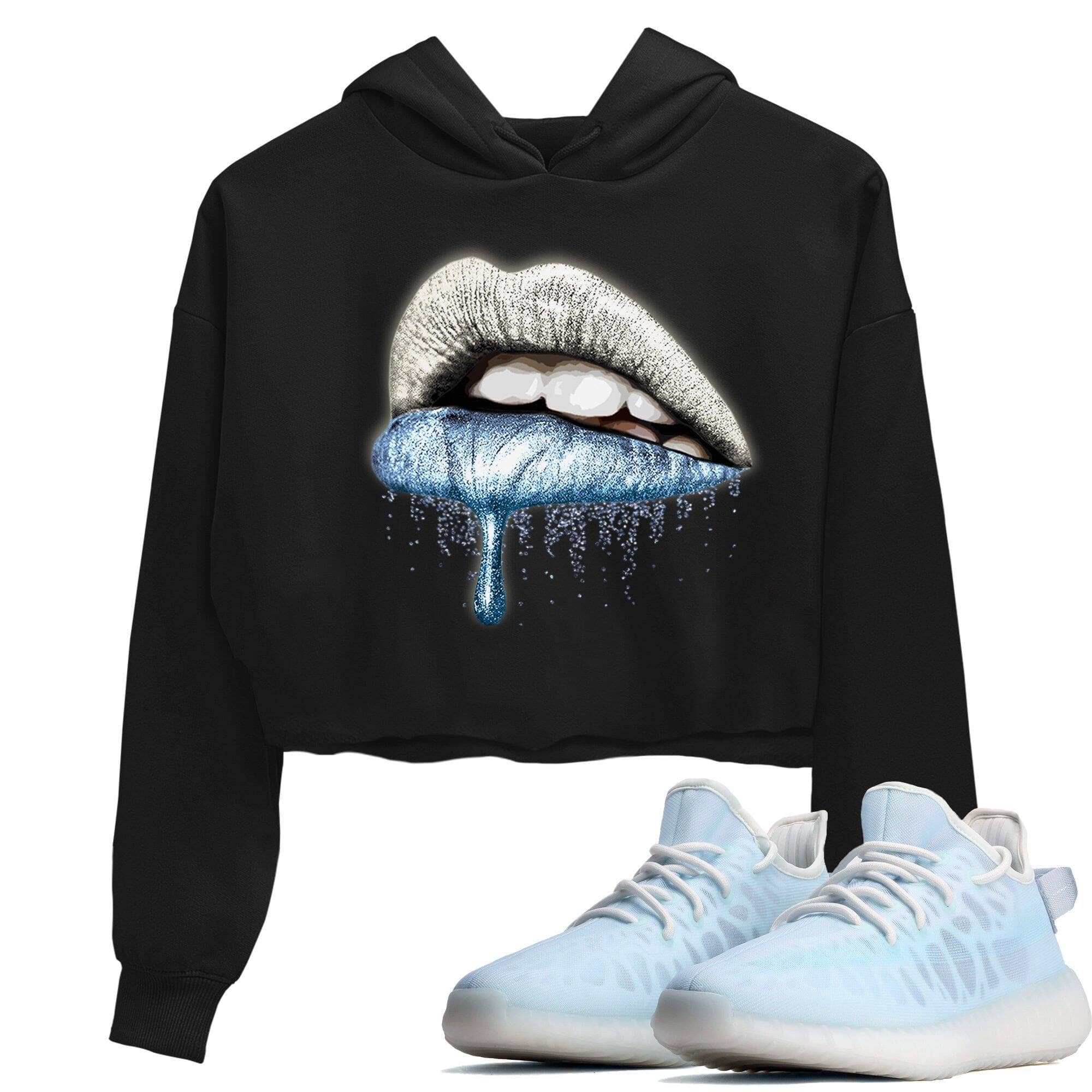 Yeezy 350 Mono Ice Shirt To Match Jordans Dripping Lips Sneaker Tees Yeezy 350 Mono Ice Drip Gear Zone Sneaker Matching Clothing Women's Shirts