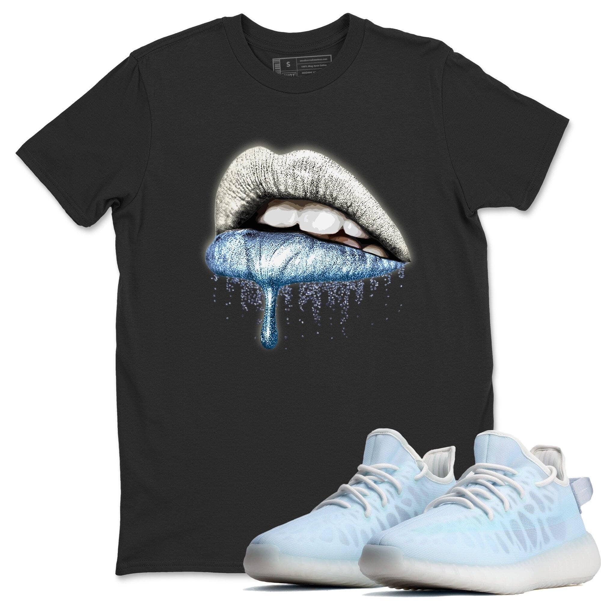 Yeezy 350 Mono Ice Shirt To Match Jordans Dripping Lips Sneaker Tees Yeezy 350 Mono Ice Drip Gear Zone Sneaker Matching Clothing Unisex Shirts