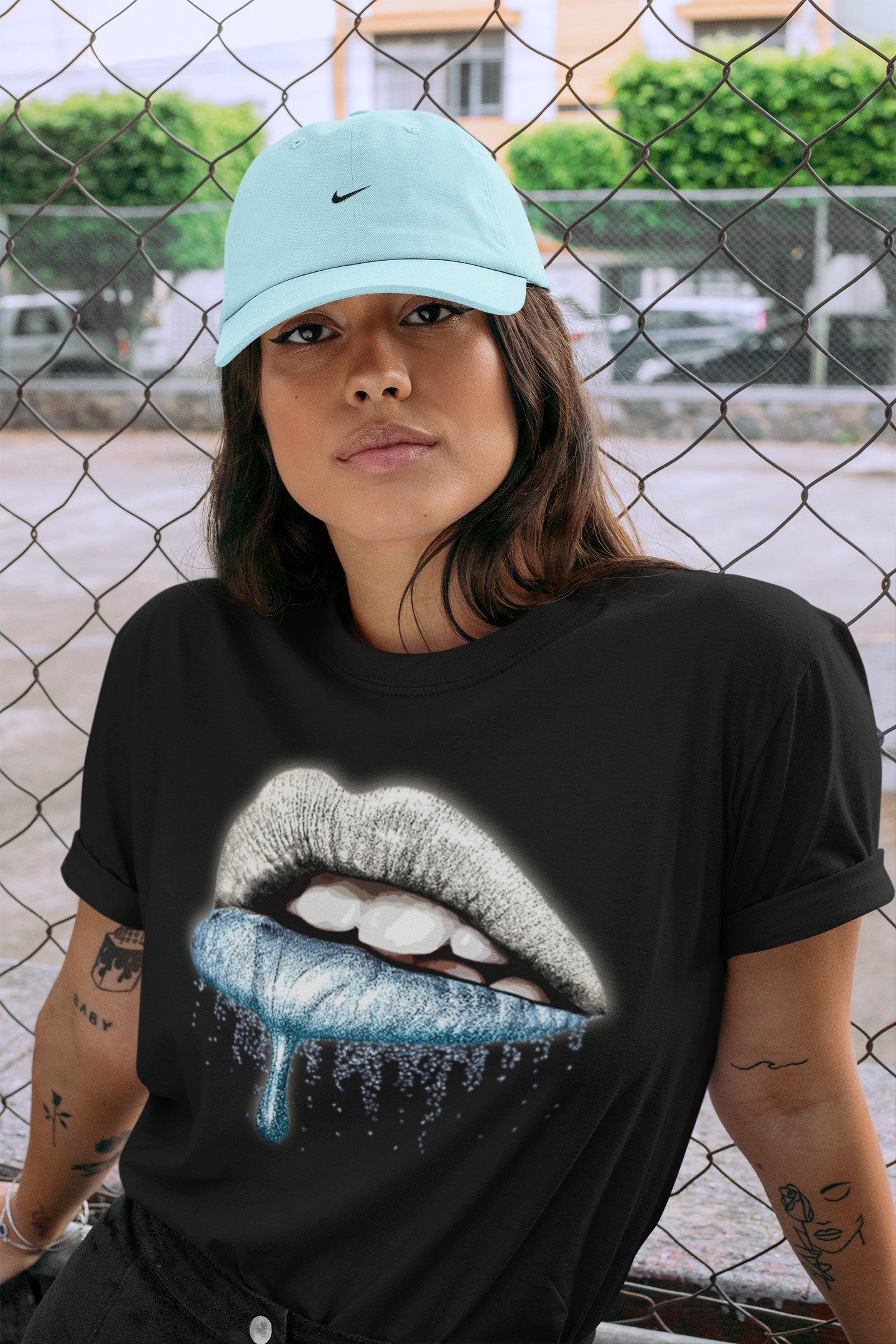Yeezy 350 Mono Ice Shirt To Match Jordans Dripping Lips Sneaker Tees Yeezy 350 Mono Ice Drip Gear Zone Sneaker Matching Clothing Unisex Shirts