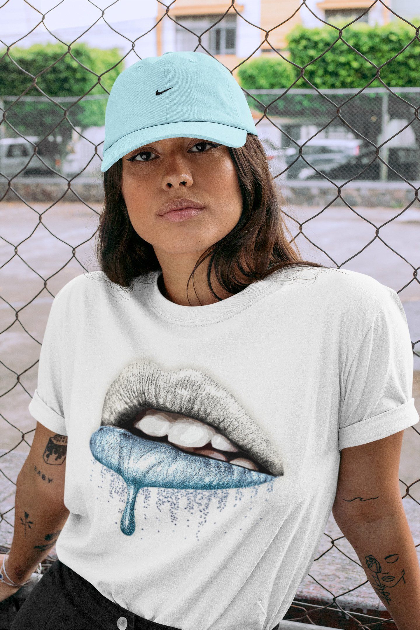 Yeezy 350 Mono Ice Shirt To Match Jordans Dripping Lips Sneaker Tees Yeezy 350 Mono Ice Drip Gear Zone Sneaker Matching Clothing Unisex Shirts