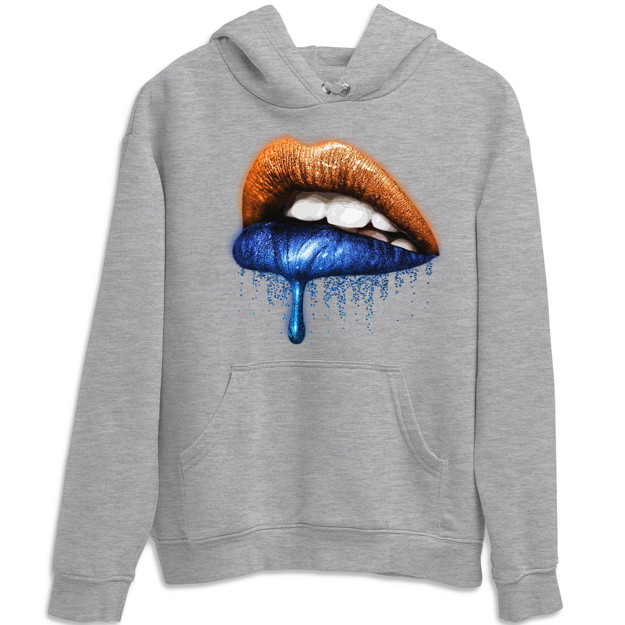 Yeezy 700 Bright Blue Shirt To Match Jordans Dripping Lips Sneaker Tees Yeezy 700 Bright Blue Drip Gear Zone Sneaker Matching Clothing Unisex Shirts