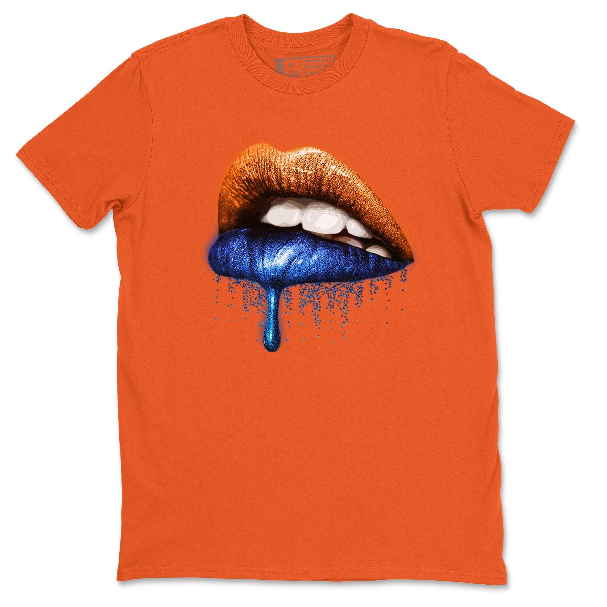 Yeezy 700 Bright Blue Shirt To Match Jordans Dripping Lips Sneaker Tees Yeezy 700 Bright Blue Drip Gear Zone Sneaker Matching Clothing Unisex Shirts