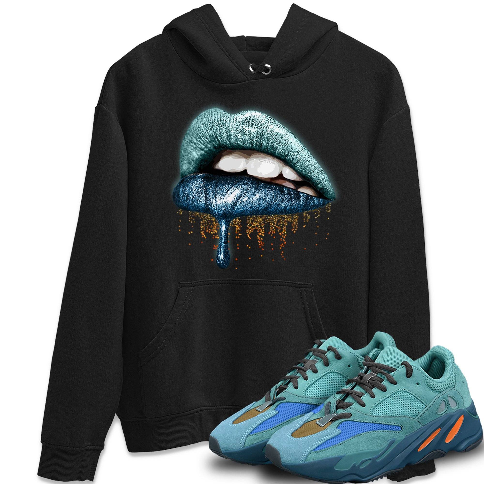 Yeezy 700 Faded Azure Shirt To Match Jordans Dripping Lips Sneaker Tees Yeezy 700 Faded Azure Drip Gear Zone Sneaker Matching Clothing Unisex Shirts