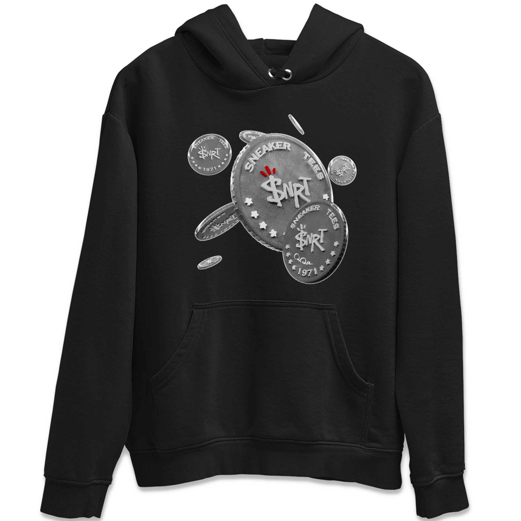 Air Jordan 1 Washed Heritage Sneaker Match Tees Drop Coin Streetwear Sneaker Shirt AJ1 Washed Heritage Sneaker Release Tees Unisex Shirts Black 2