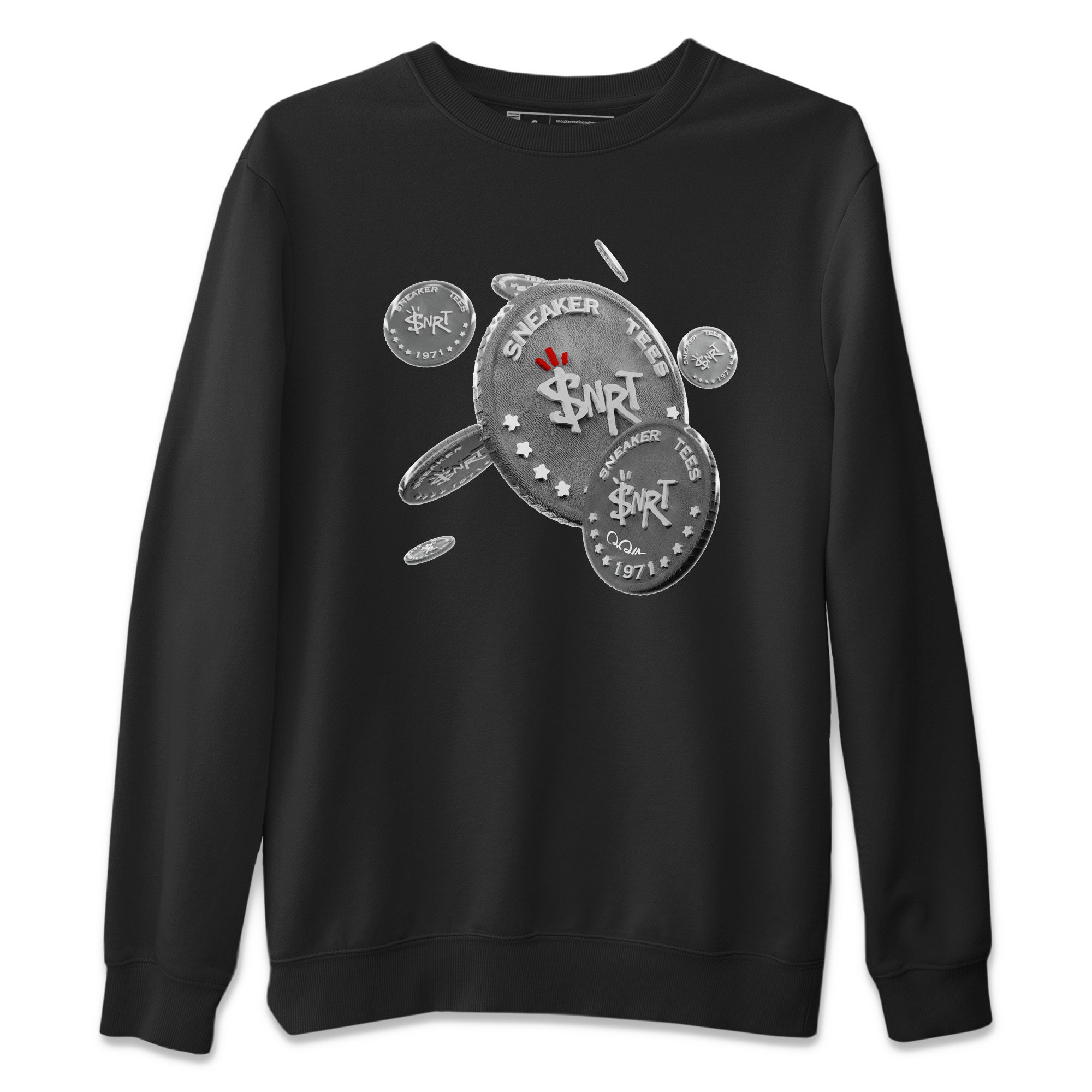 Air Jordan 1 Washed Heritage Sneaker Match Tees Drop Coin Streetwear Sneaker Shirt AJ1 Washed Heritage Sneaker Release Tees Unisex Shirts Black 2