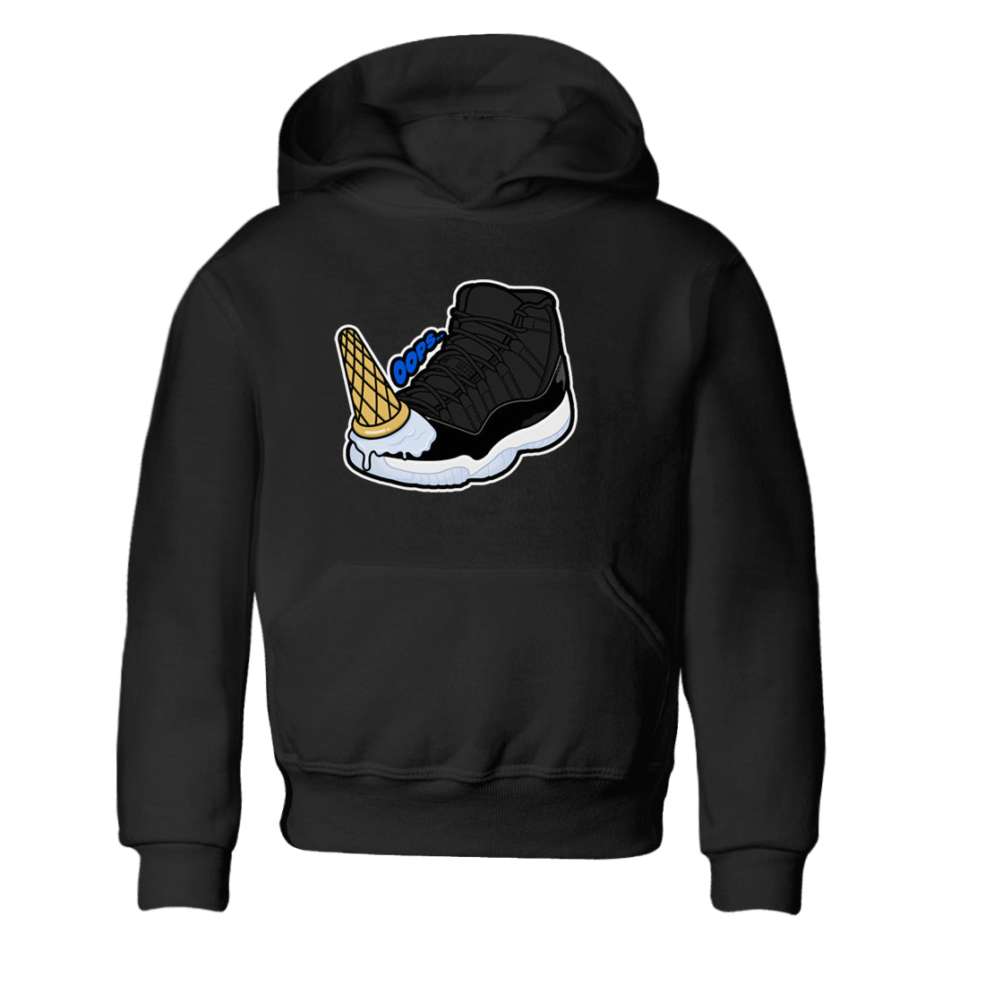 Air Jordan 11 Space shirt to match jordans Dropped Ice Cream sneaker tees AJ11 Space Drip Gear Zone baby toddler Black 2 cotton Shirt