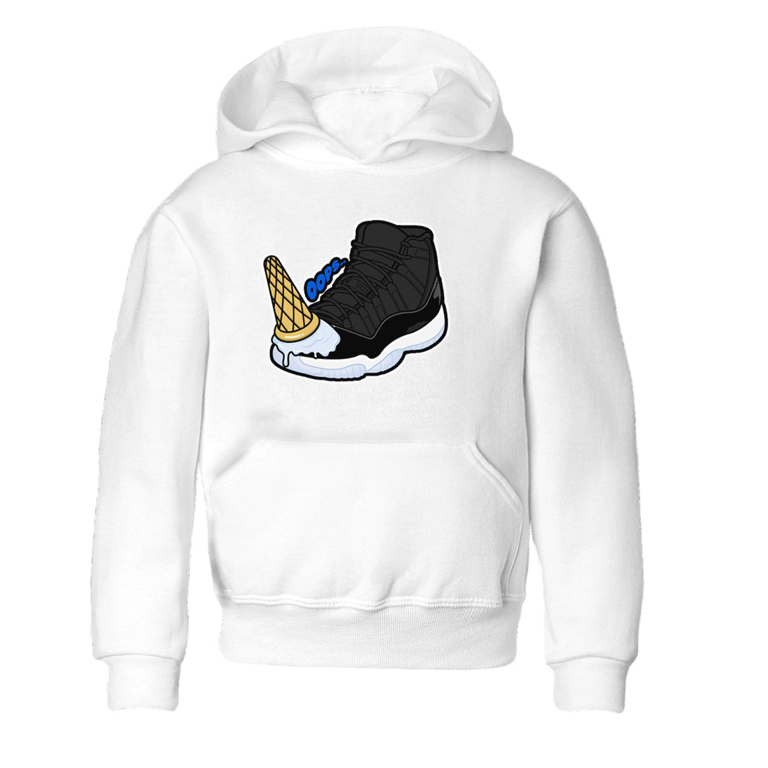 Air Jordan 11 Space shirt to match jordans Dropped Ice Cream sneaker tees AJ11 Space Drip Gear Zone baby toddler White 2 cotton Shirt