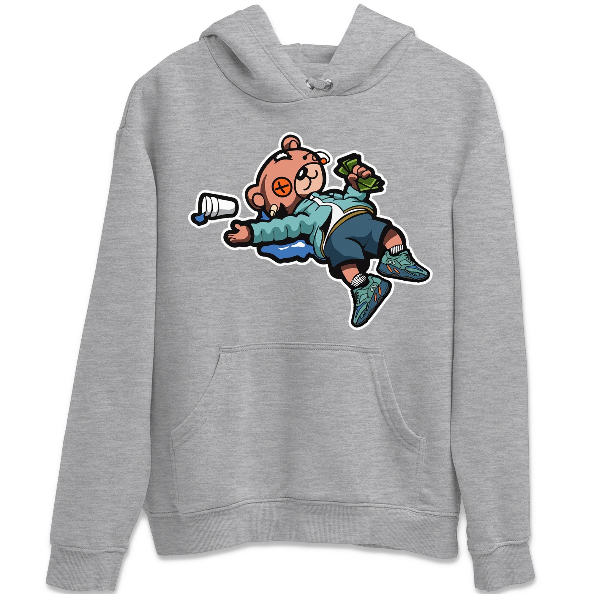 Yeezy 700 Faded Azure Shirt To Match Jordans Drunk Teddy Bear Sneaker Tees Yeezy 700 Faded Azure Drip Gear Zone Sneaker Matching Clothing Unisex Shirts