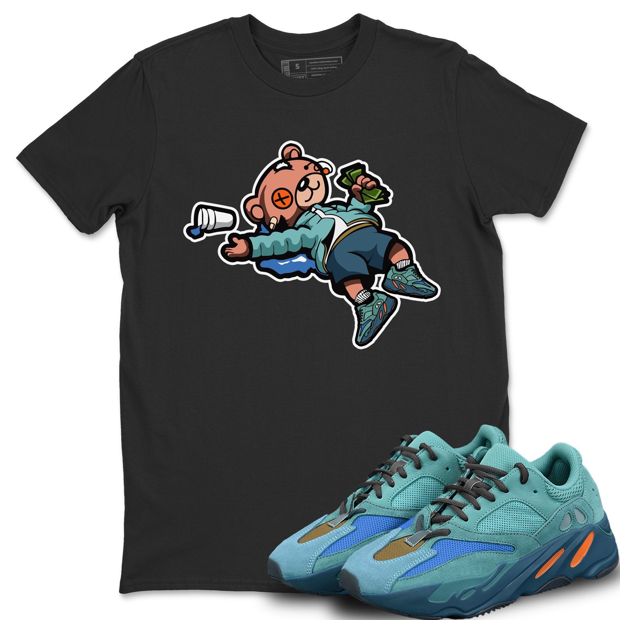 Yeezy 700 Faded Azure Shirt To Match Jordans Drunk Teddy Bear Sneaker Tees Yeezy 700 Faded Azure Drip Gear Zone Sneaker Matching Clothing Unisex Shirts