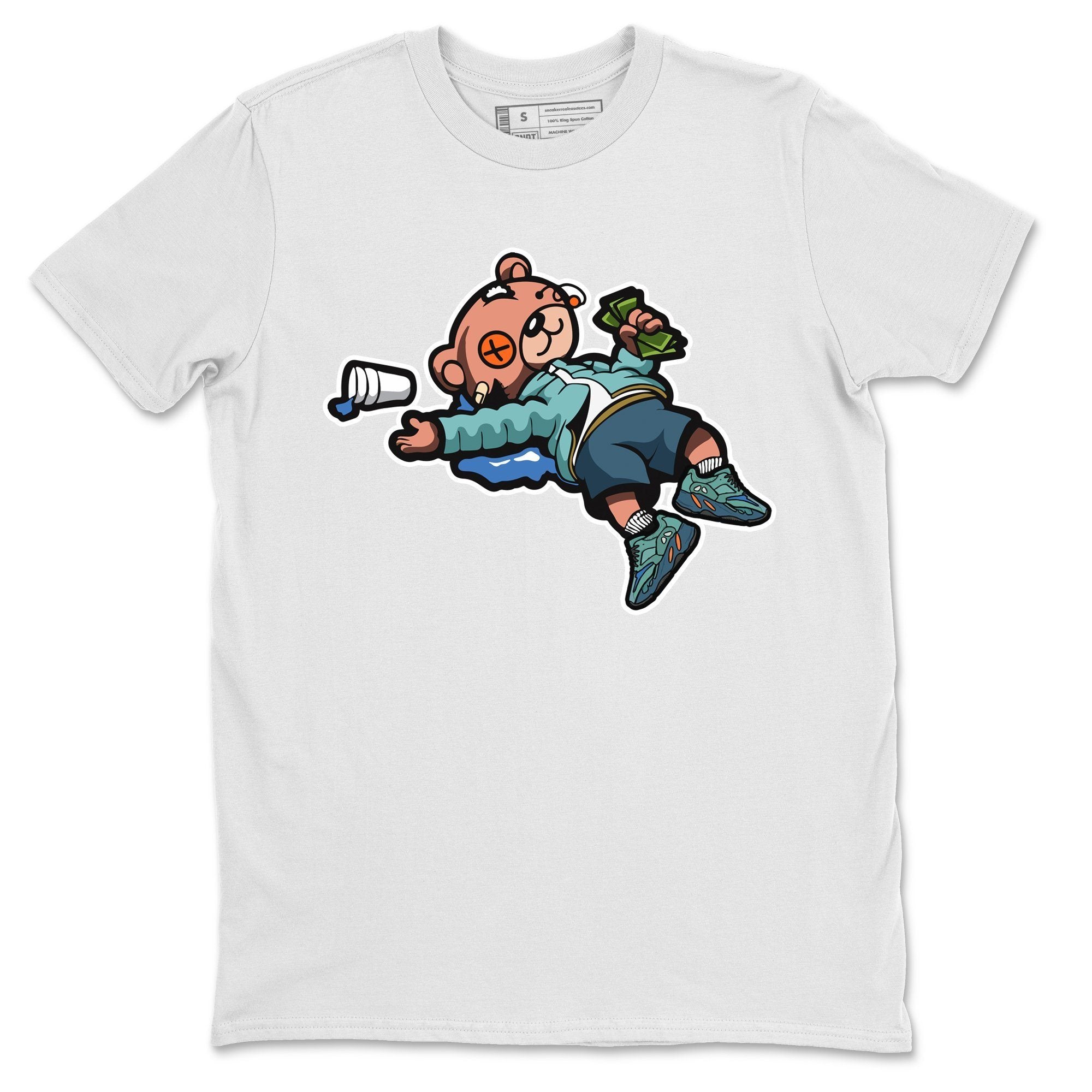 Yeezy 700 Faded Azure Shirt To Match Jordans Drunk Teddy Bear Sneaker Tees Yeezy 700 Faded Azure Drip Gear Zone Sneaker Matching Clothing Unisex Shirts