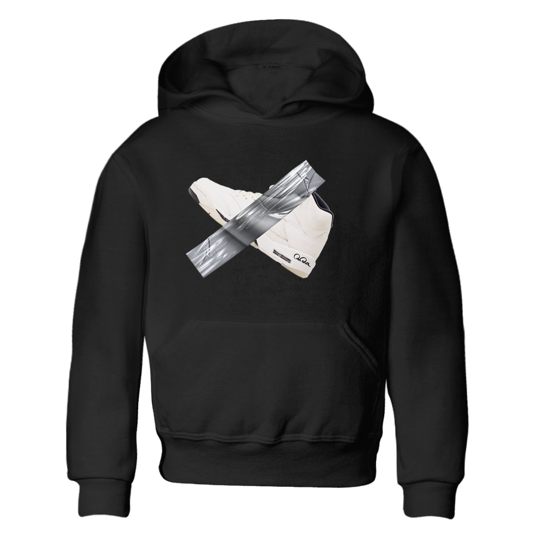 5s Sail shirt to match jordans Duct Tape sneaker tees Air Jordan 5 Sail Drip Gear Zone baby toddler Black 2 cotton Shirt