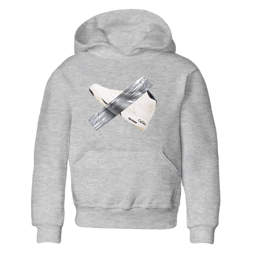 5s Sail shirt to match jordans Duct Tape sneaker tees Air Jordan 5 Sail Drip Gear Zone baby toddler Heather Grey 2 cotton Shirt