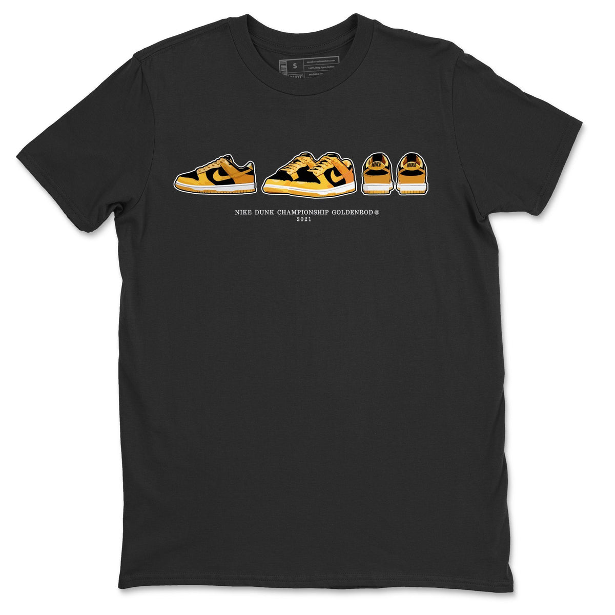 Dunk Championship Goldenrod Sneaker Match Tees Dunk Prelude Sneaker Tees Dunk Championship Goldenrod Jordan to match sneaker T-Shirt Crew Neck Shirts