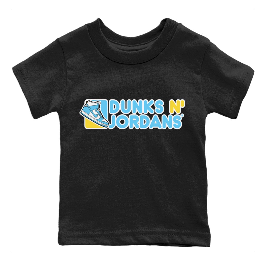 Dunk Blue Chill Sneaker Match Tees Dunks N Jordans Sneaker Tees Dunk Blue Chill Jordan to match sneaker T-Shirt Kids Shirts