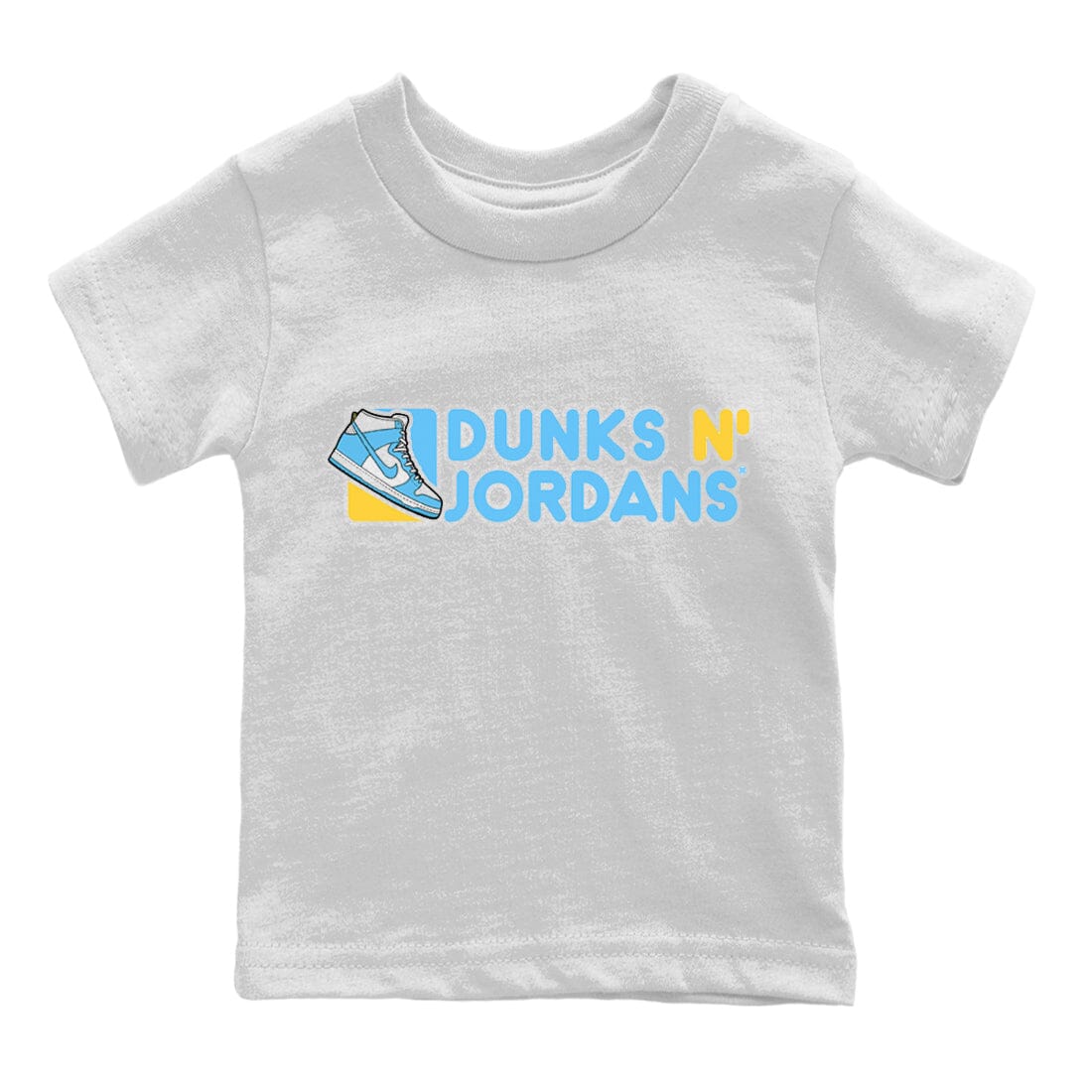 Dunk Blue Chill Sneaker Match Tees Dunks N Jordans Sneaker Tees Dunk Blue Chill Jordan to match sneaker T-Shirt Kids Shirts