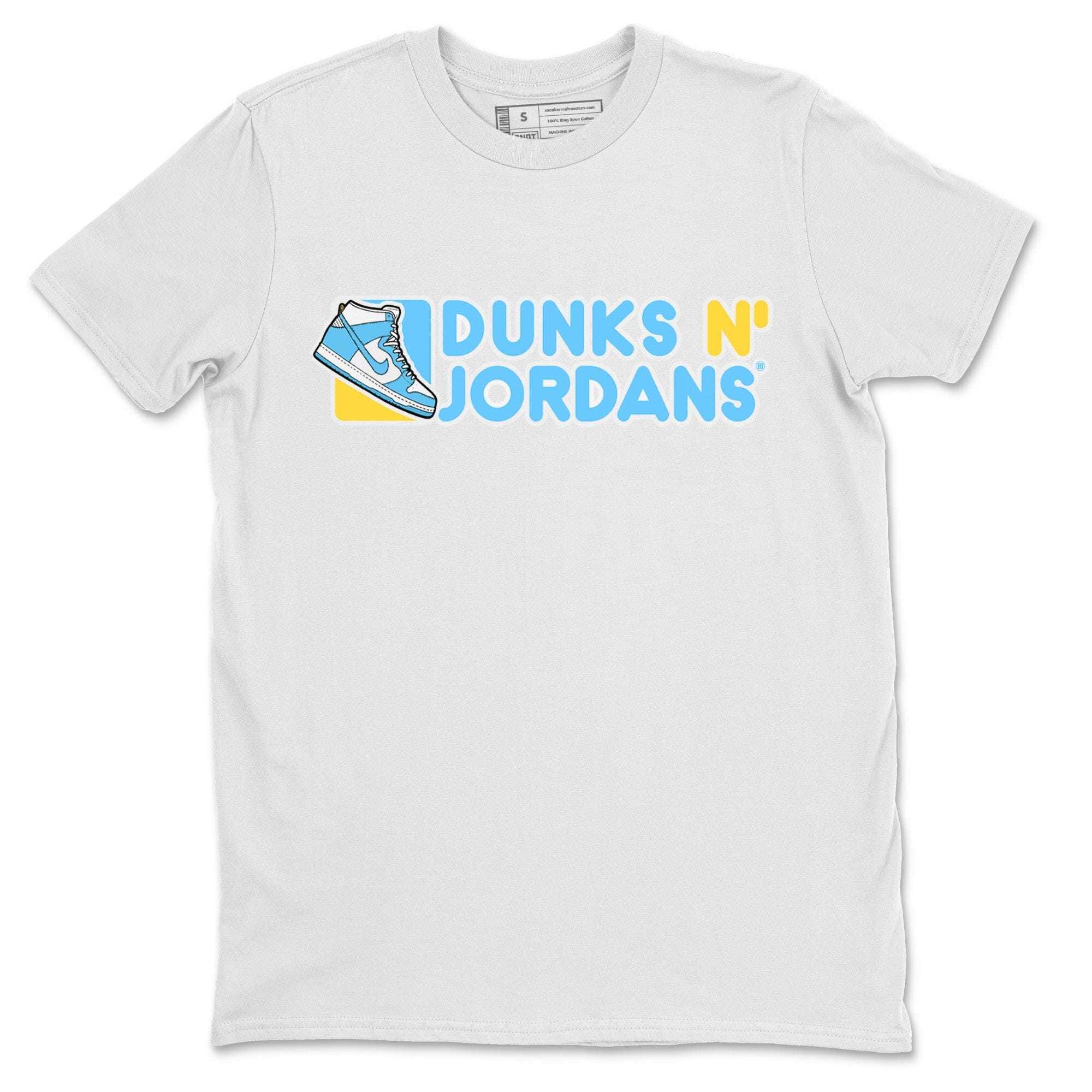 Dunk Blue Chill Sneaker Match Tees Dunks N Jordans Sneaker Tees Dunk Blue Chill Jordan to match sneaker T-Shirt Crew Neck Shirts