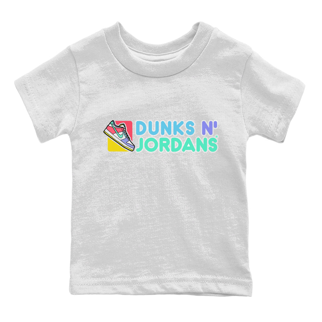 Dunk Easter Candy Sneaker Match Tees Dunks N Jordans Streetwear Sneaker Shirt Holiday Easter T-Shirt Sneaker Release Tees Kids Shirts White 2