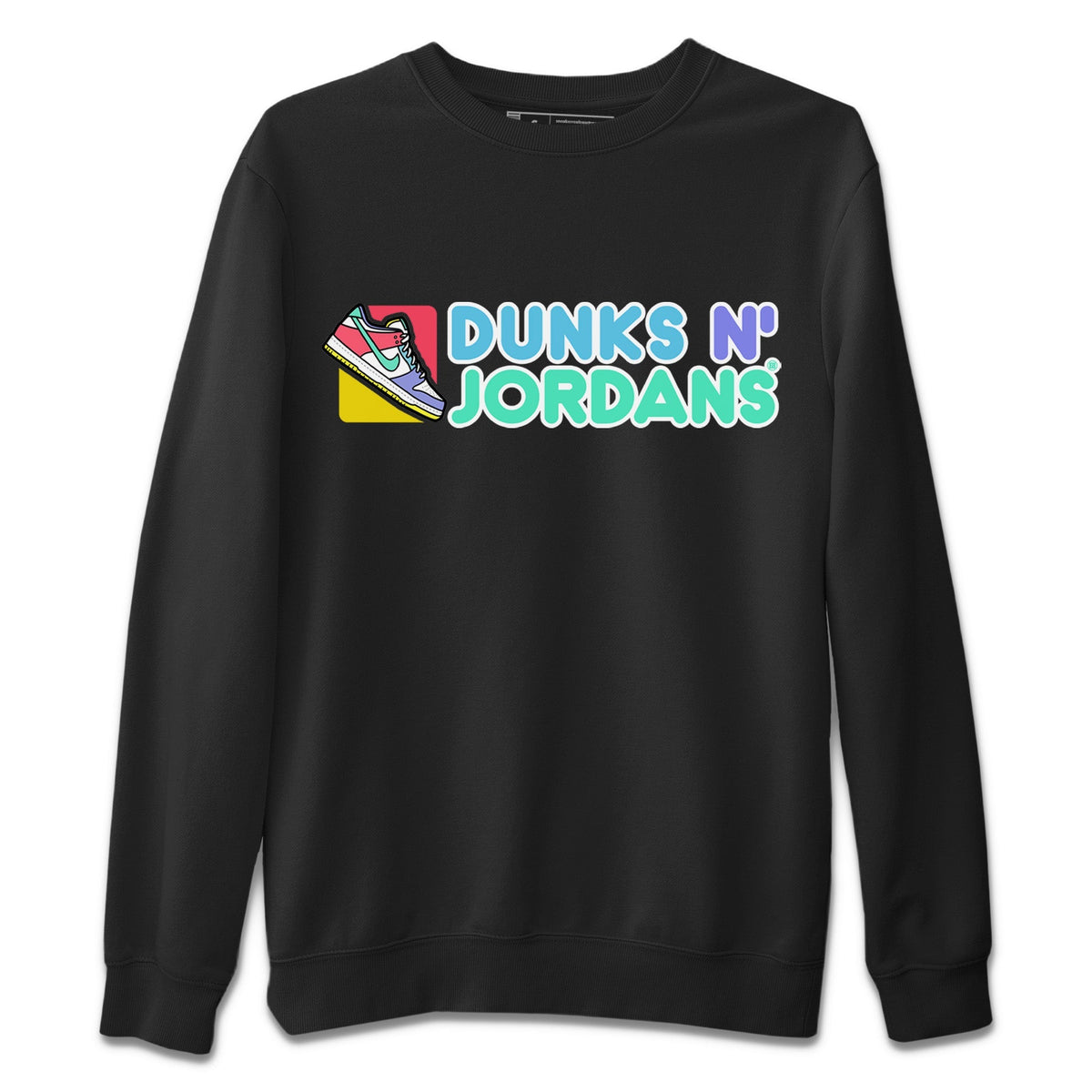Dunk Easter Candy Sneaker Match Tees Dunks N Jordans Streetwear Sneaker Shirt Holiday Easter T-Shirt Sneaker Release Tees Unisex Shirts Black 2