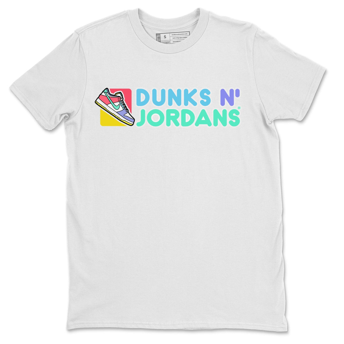 Dunk Easter Candy Sneaker Match Tees Dunks N Jordans Streetwear Sneaker Shirt Holiday Easter T-Shirt Sneaker Release Tees Unisex Shirts White 2