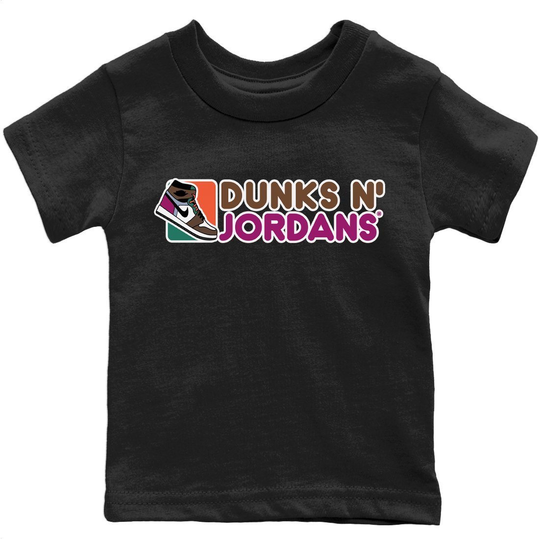 Jordan 1 Hand Crafted Sneaker Matching T-Shirt Dunks N Jordans Sneaker Tees Jordan 1 Hand Crafted Sneaker Release Tees Kids Shirts