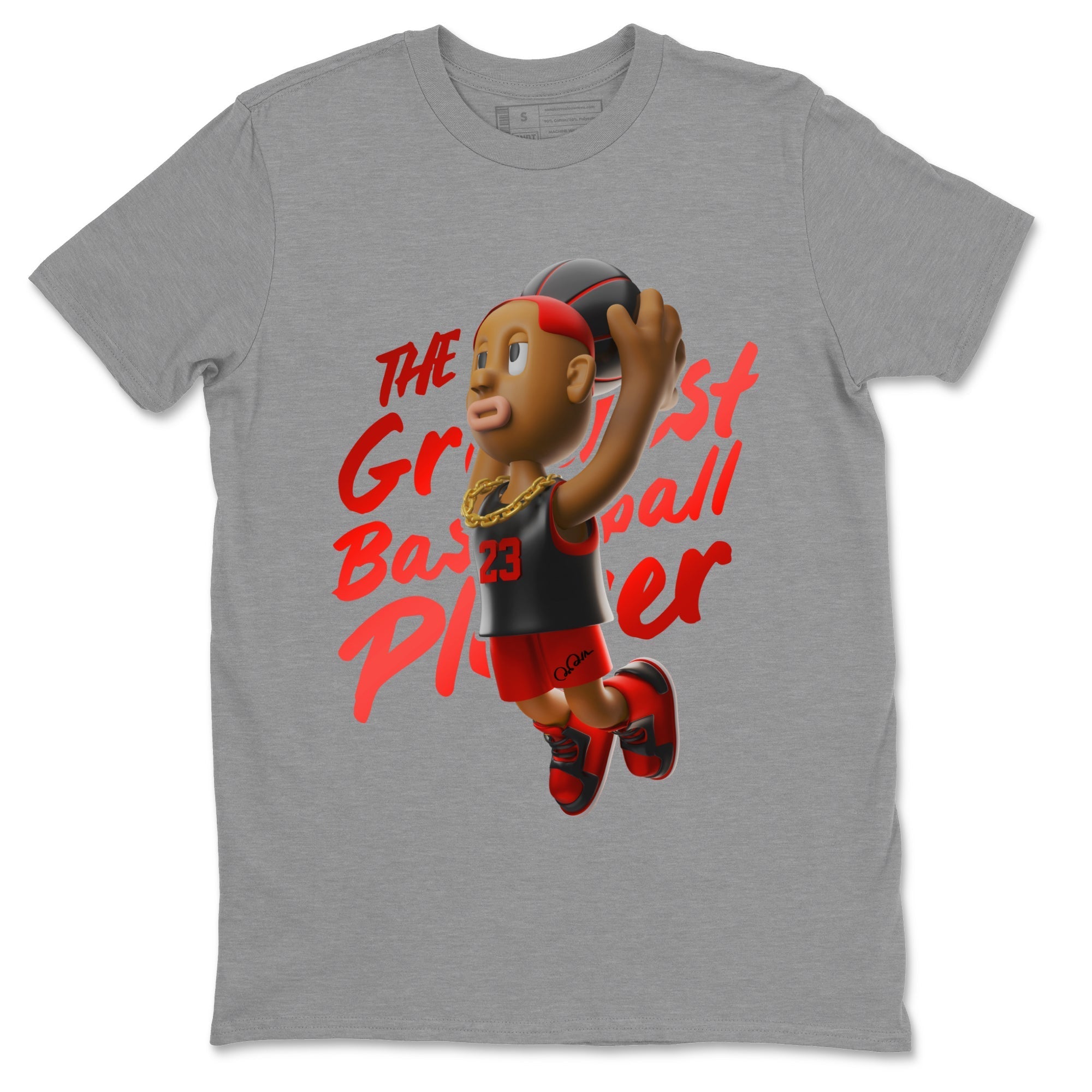 Air Jordan 1 Satin Bred Sneaker Match Tees Dunkshot Boy Streetwear Sneaker Shirt AJ1 Satin Bred Sneaker Release Tees Unisex Shirts Heather Grey 2