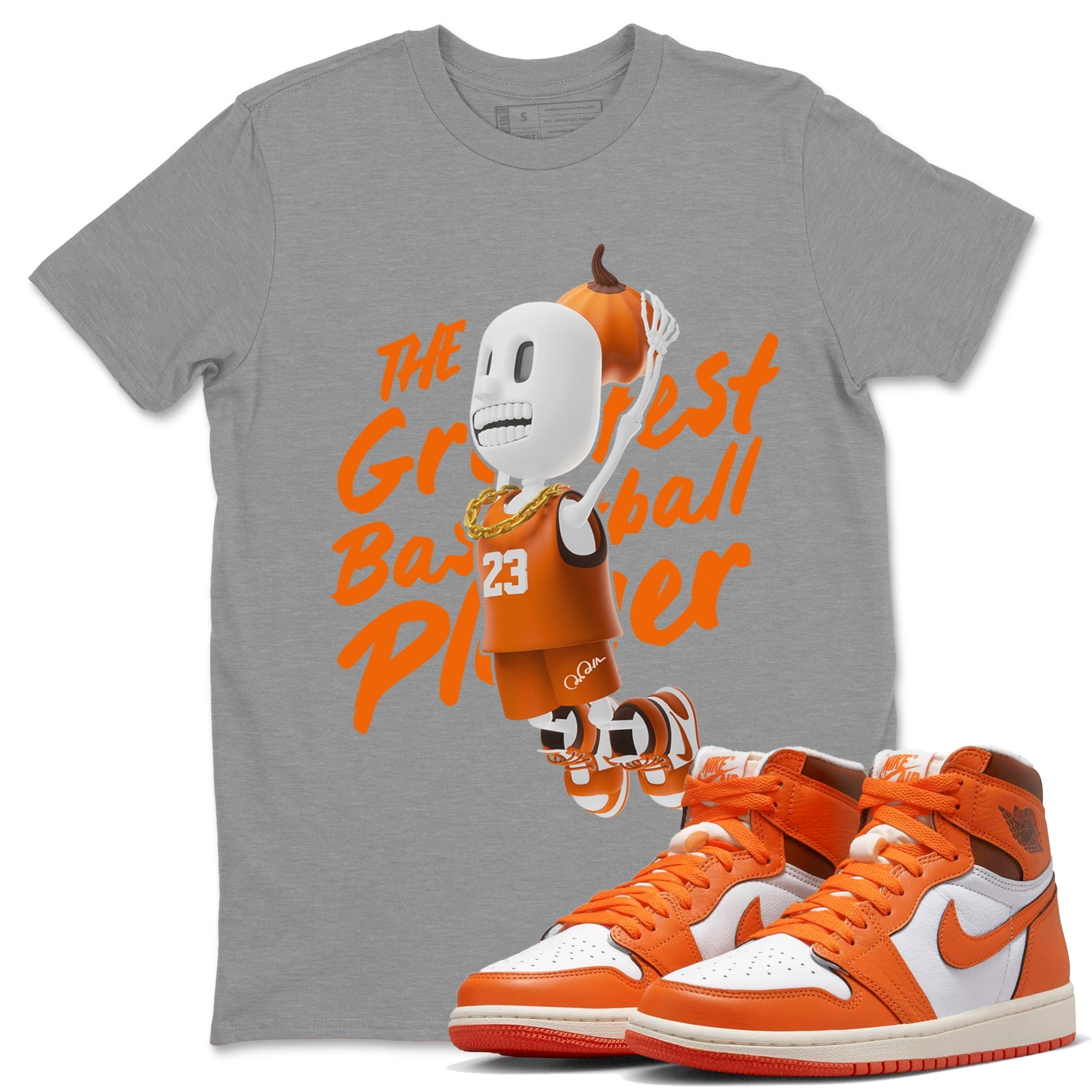 Air Jordan 1 Starfish shirt to match jordans Dunkshot Boy sneaker tees AJ1Starfish Drip Gear Zone Unisex Crew Neck Tee Heather Grey 1 T-Shirt Halloween Custumes