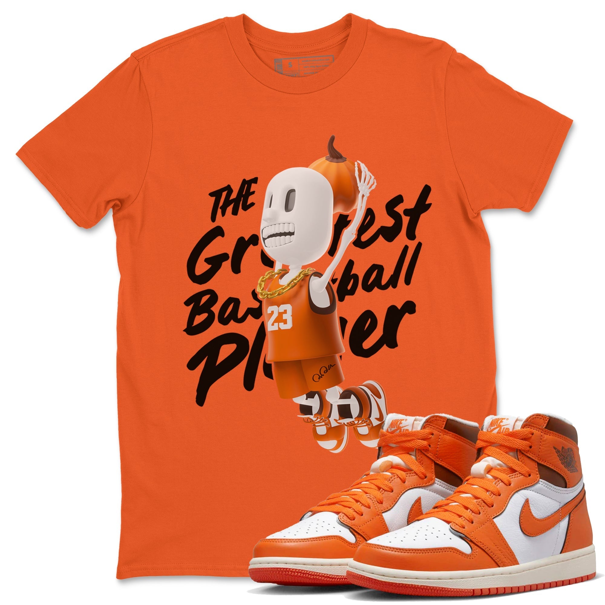 Air Jordan 1 Starfish shirt to match jordans Dunkshot Boy sneaker tees AJ1Starfish Drip Gear Zone Unisex Crew Neck Tee Orange 1 T-Shirt Halloween Custumes