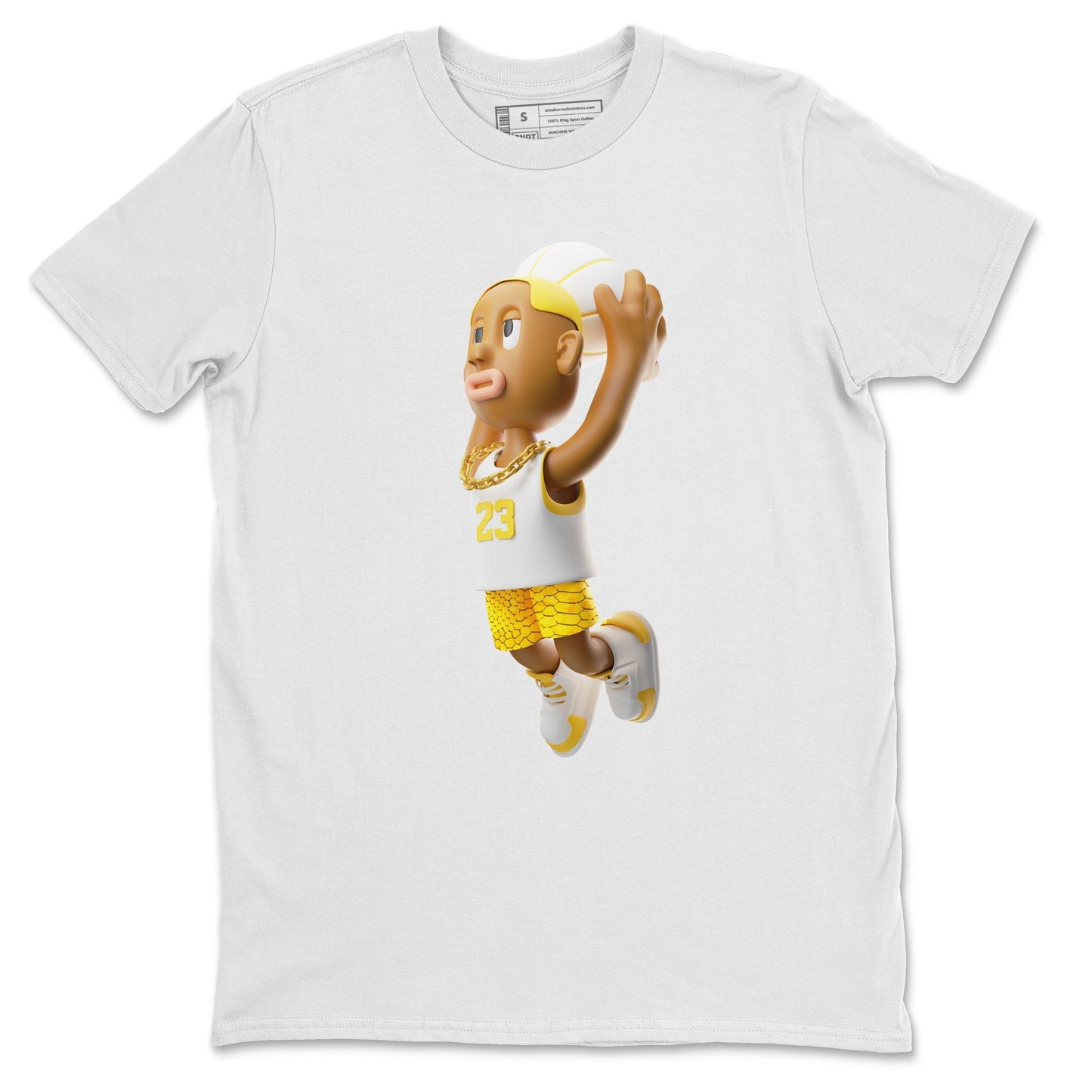 Air Jordan 11 Yellow Python Sneaker Match Tees Dunkshot Boy Shirts AJ11 Yellow Python Drip Gear Zone Unisex Shirts White 2