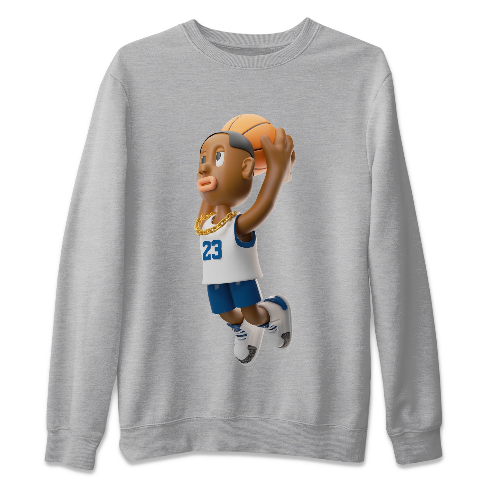 Air Jordan 3 Wizards Sneaker Tees Drip Gear Zone Dunkshot Boy Sneaker Tees AJ3 NBA Wizards  Shirt Unisex Shirts Heather Grey 2