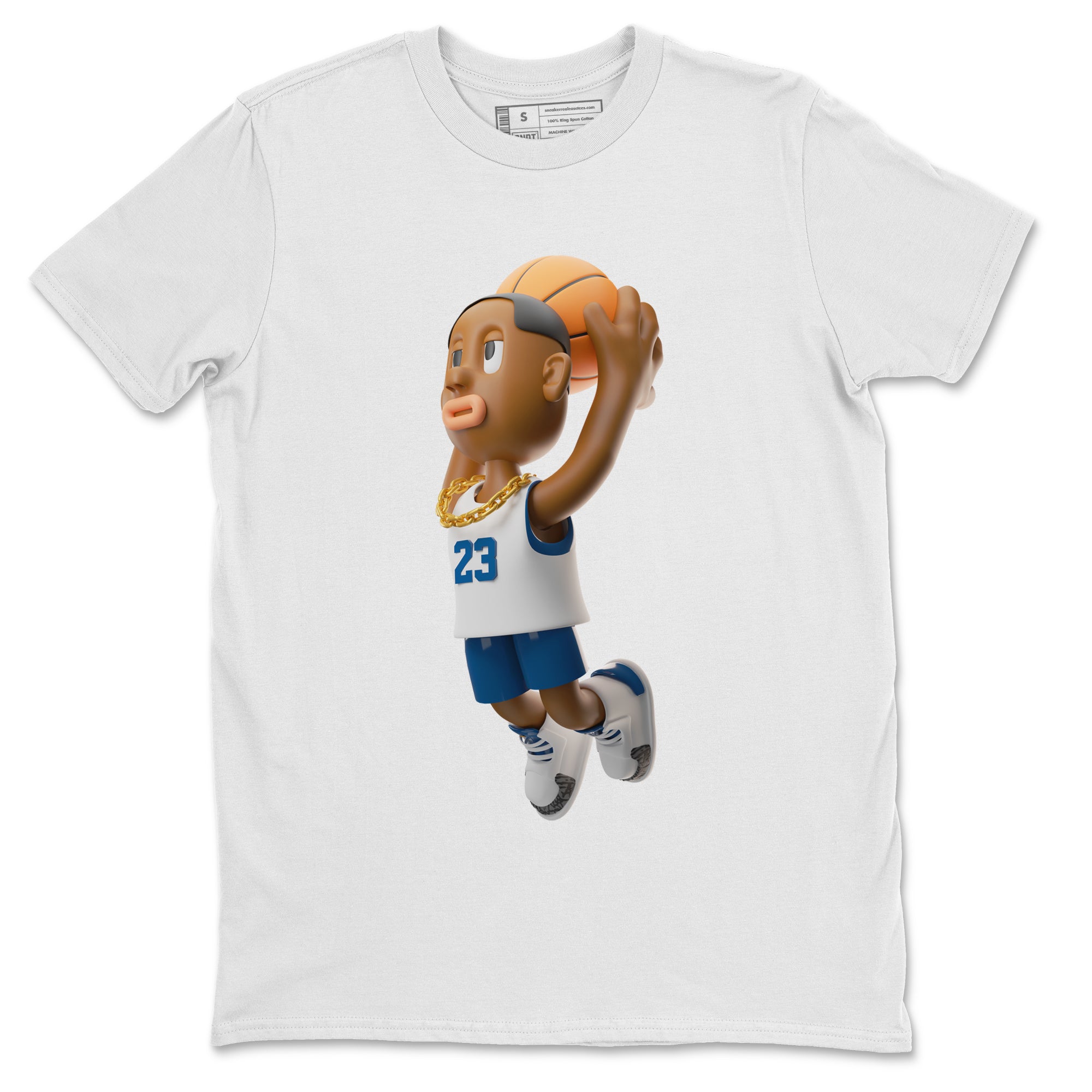 Air Jordan 3 Wizards Sneaker Tees Drip Gear Zone Dunkshot Boy Sneaker Tees AJ3 NBA Wizards  Shirt Unisex Shirts White 2