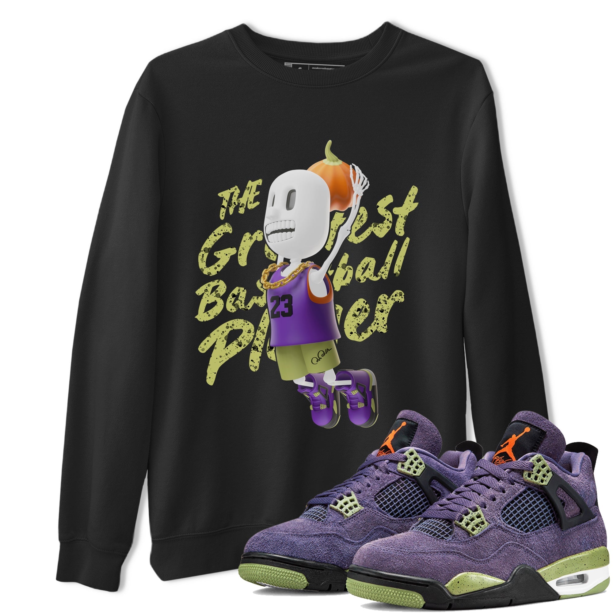 Air Jordan 4 Canyon Purple shirt to match jordans Dunkshot Boy sneaker tees AJ4 Canyon Purple Drip Gear Zone Unisex Crew Neck Tee Black 1 T-Shirt, Halloween tshirt