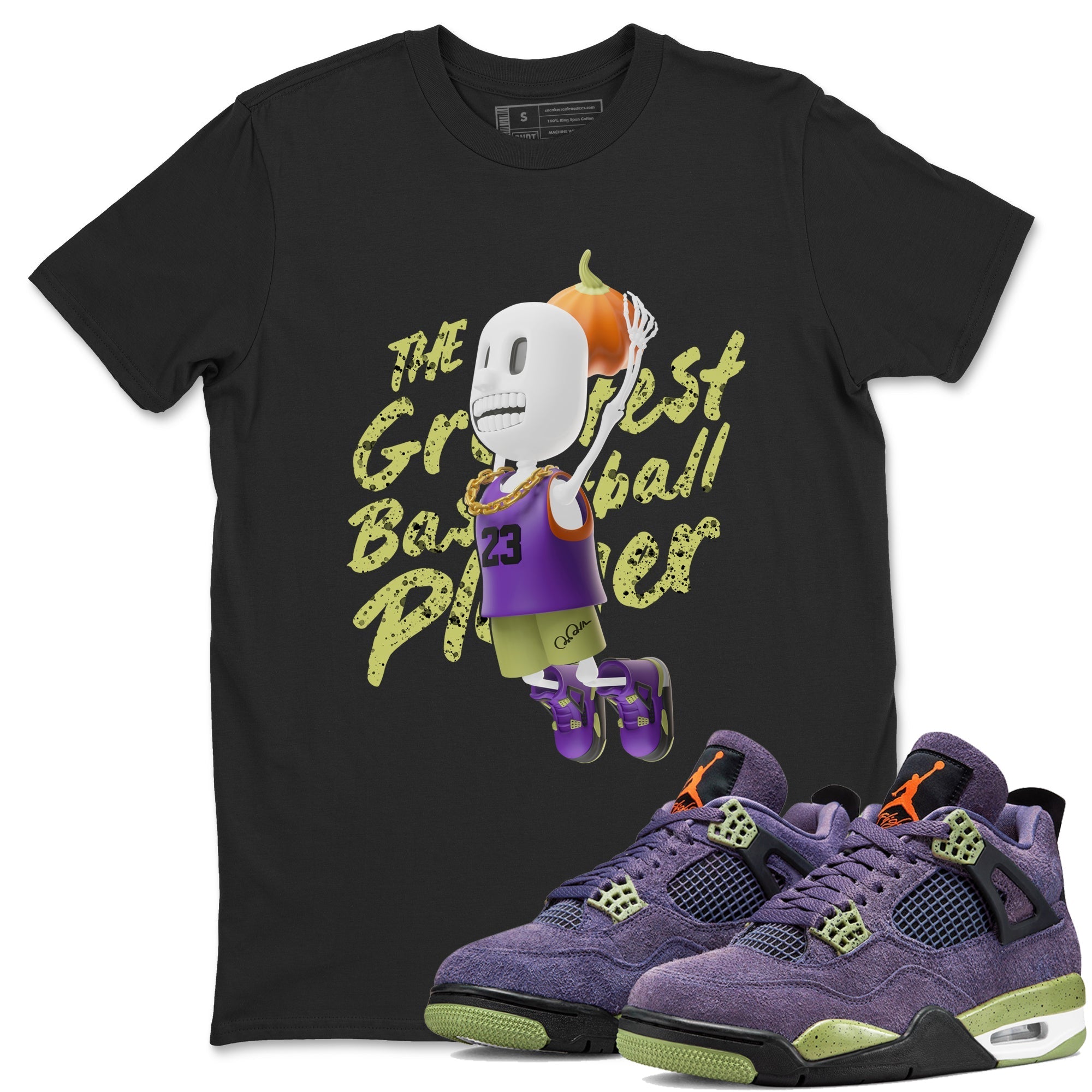 Air Jordan 4 Canyon Purple shirt to match jordans Dunkshot Boy sneaker tees AJ4 Canyon Purple Drip Gear Zone Unisex Crew Neck Tee Black 1 T-Shirt, Halloween tshirt