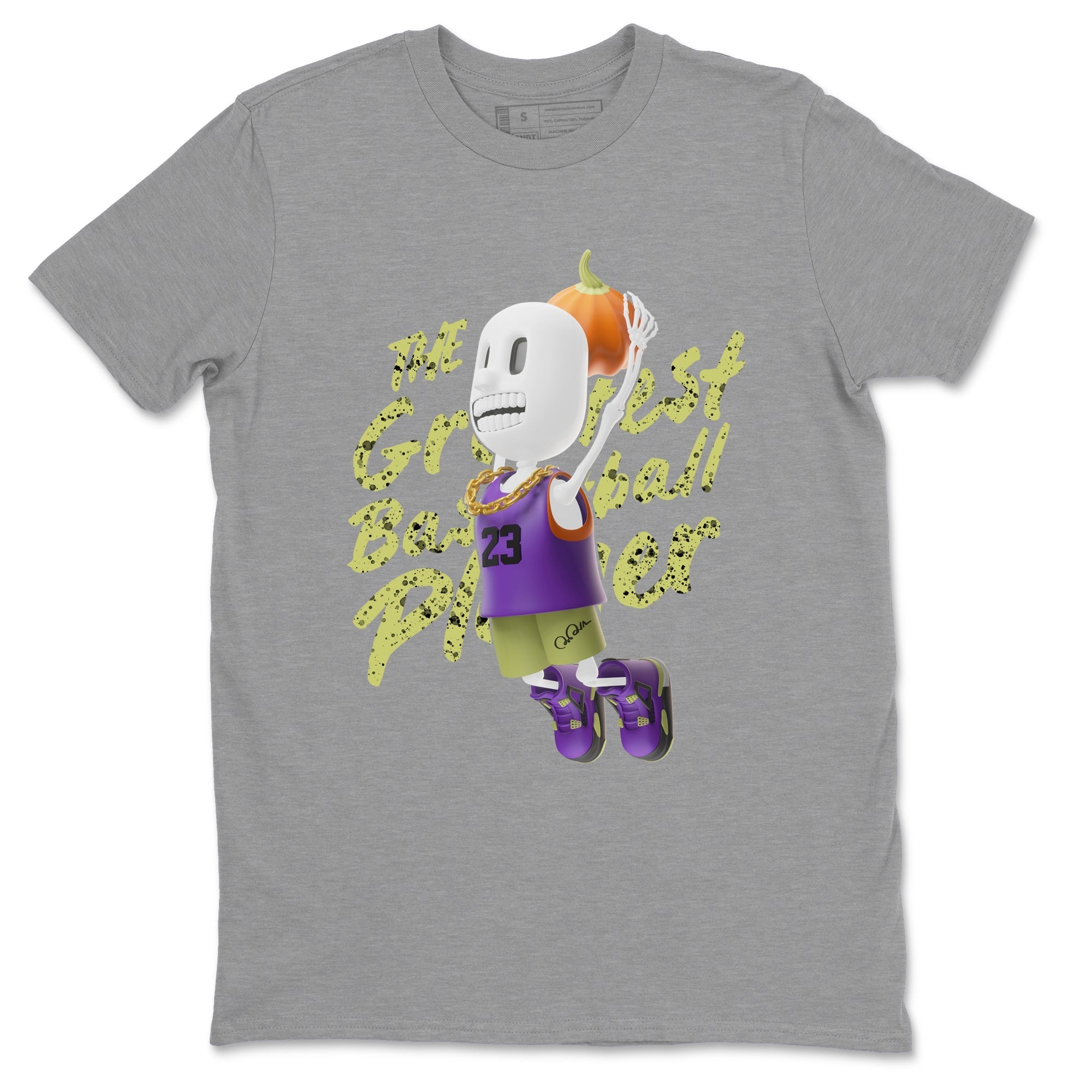 Air Jordan 4 Canyon Purple shirt to match jordans Dunkshot Boy sneaker tees AJ4 Canyon Purple Drip Gear Zone Unisex Crew Neck Tee Heather Grey 2 T-Shirt, Halloween tshirt