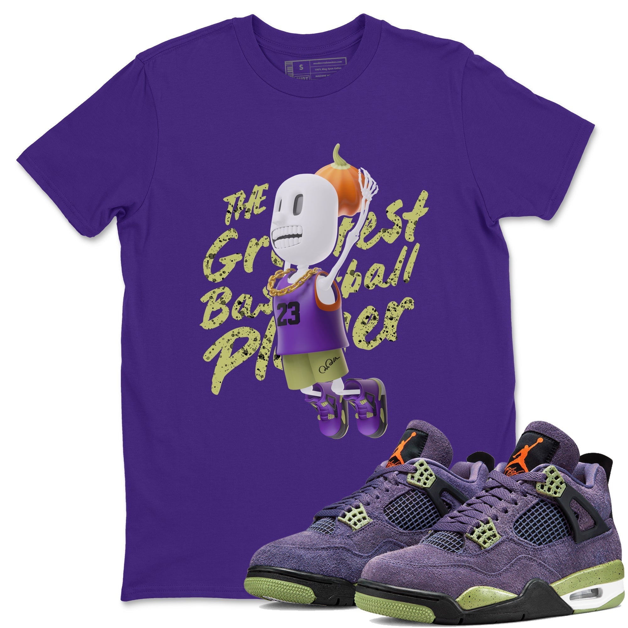 Air Jordan 4 Canyon Purple shirt to match jordans Dunkshot Boy sneaker tees AJ4 Canyon Purple Drip Gear Zone Unisex Crew Neck Tee Purple 1 T-Shirt, Halloween tshirt