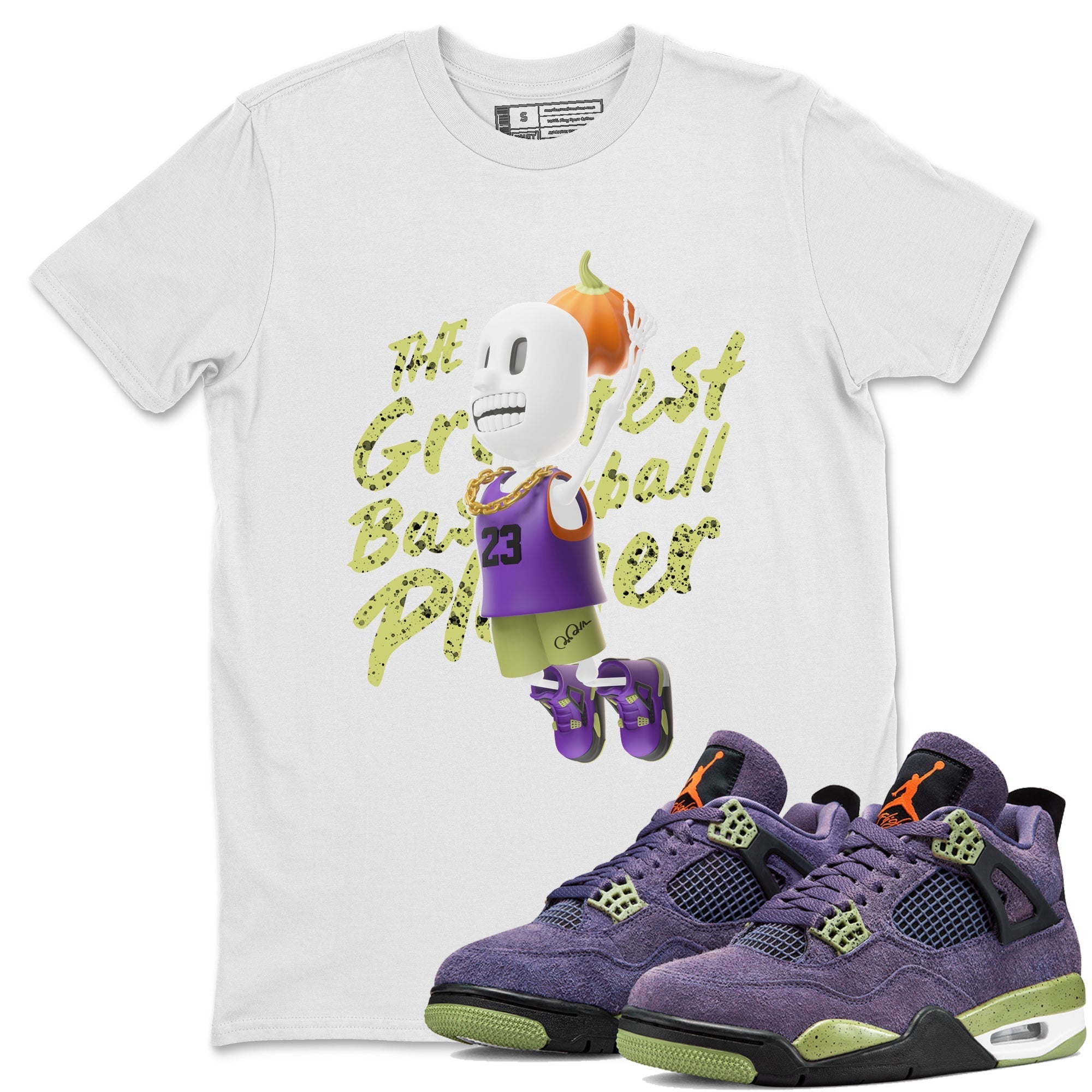 Air Jordan 4 Canyon Purple shirt to match jordans Dunkshot Boy sneaker tees AJ4 Canyon Purple Drip Gear Zone Unisex Crew Neck Tee White 1 T-Shirt, Halloween tshirt