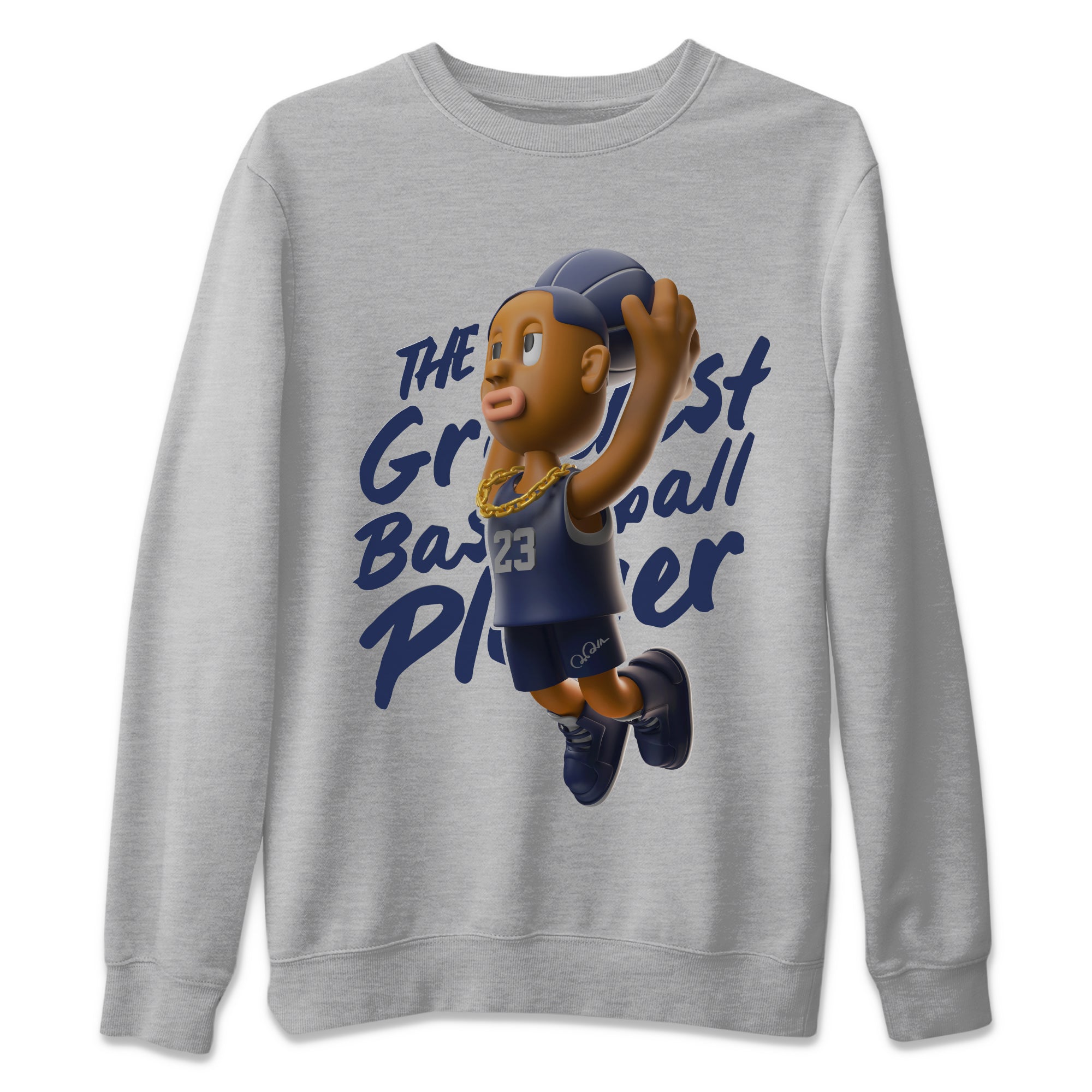 Air Jordan 5 Georgetown Sneaker Match Tees Dunkshot Boy Streetwear Sneaker Shirt AJ5 Georgetown Sneaker Release Tees Unisex Shirts Heather Grey 2