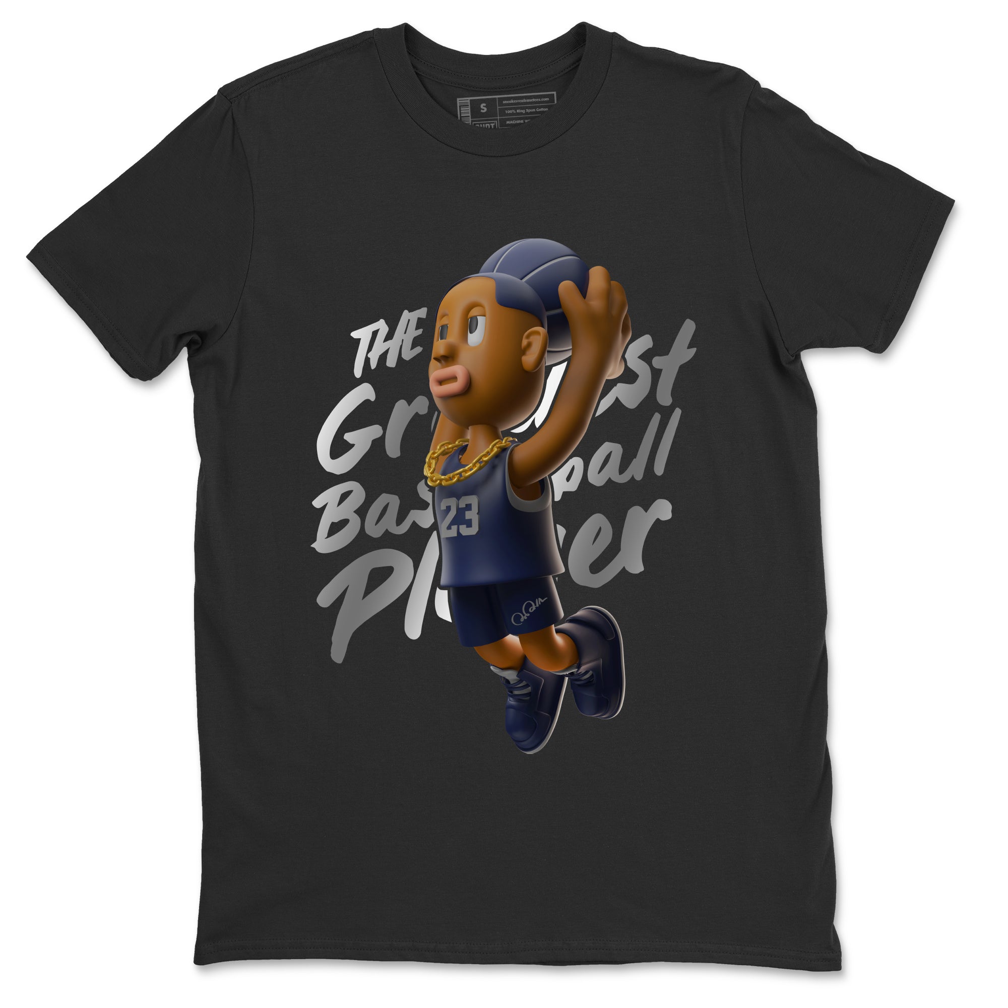 Air Jordan 5 Georgetown Sneaker Match Tees Dunkshot Boy Streetwear Sneaker Shirt AJ5 Georgetown Sneaker Release Tees Unisex Shirts Black 2