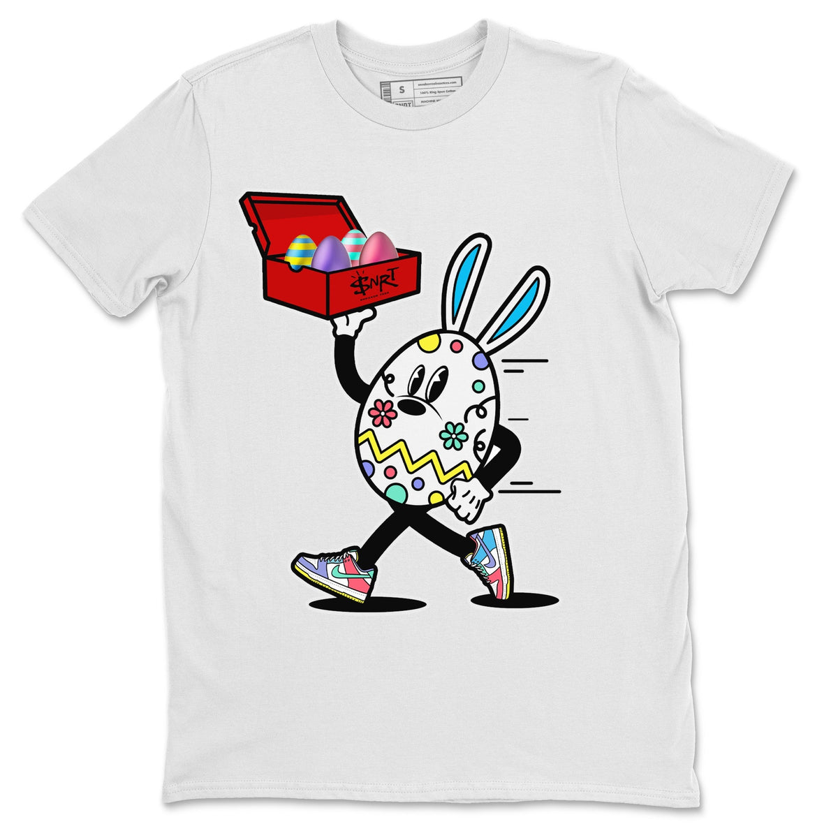 Dunk Easter Candy Sneaker Match Tees Easter Egg Hunter Streetwear Sneaker Shirt Holiday Easter T-Shirt Sneaker Release Tees Unisex Shirts White 2