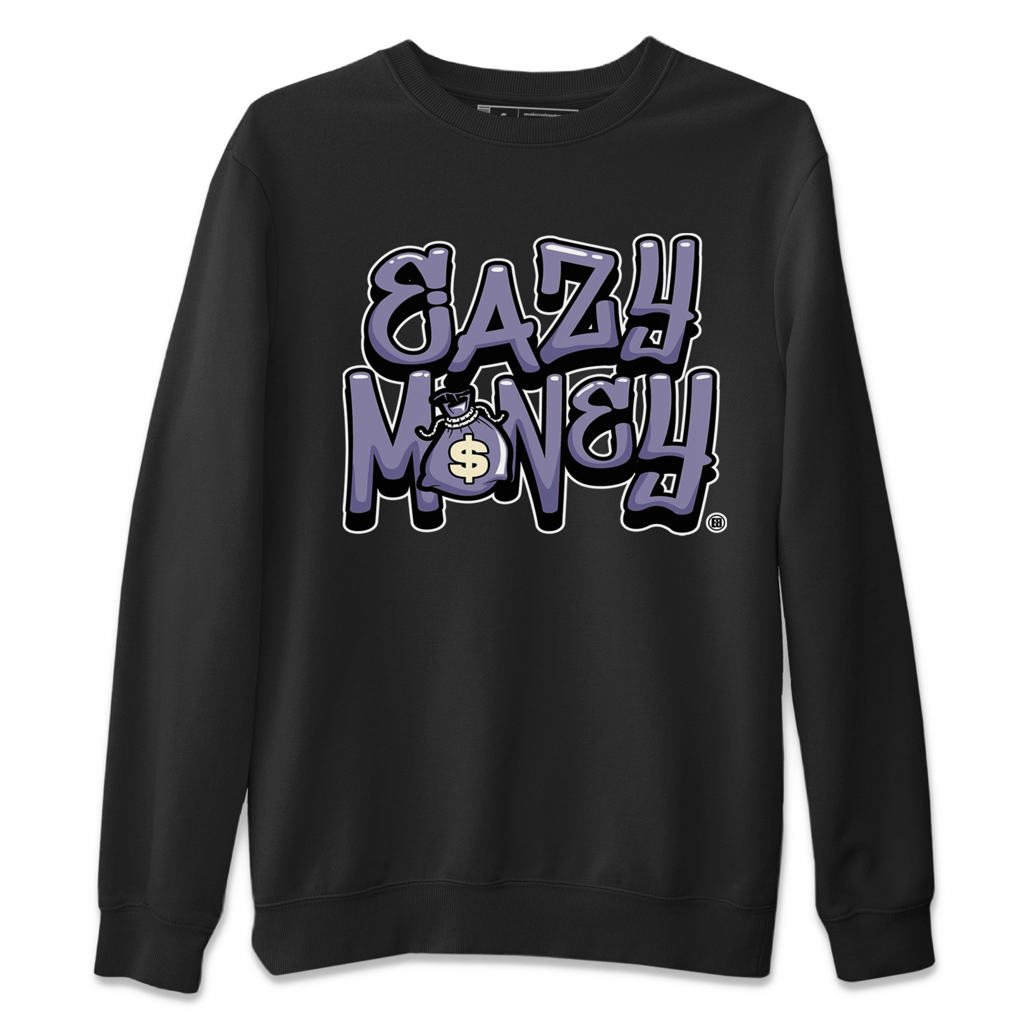 Air Jordan 5 Indigo Haze Sneaker Match Tees Easy Money 5s Indigo Haze Tee Sneaker Release Tees Unisex Shirts Black 2