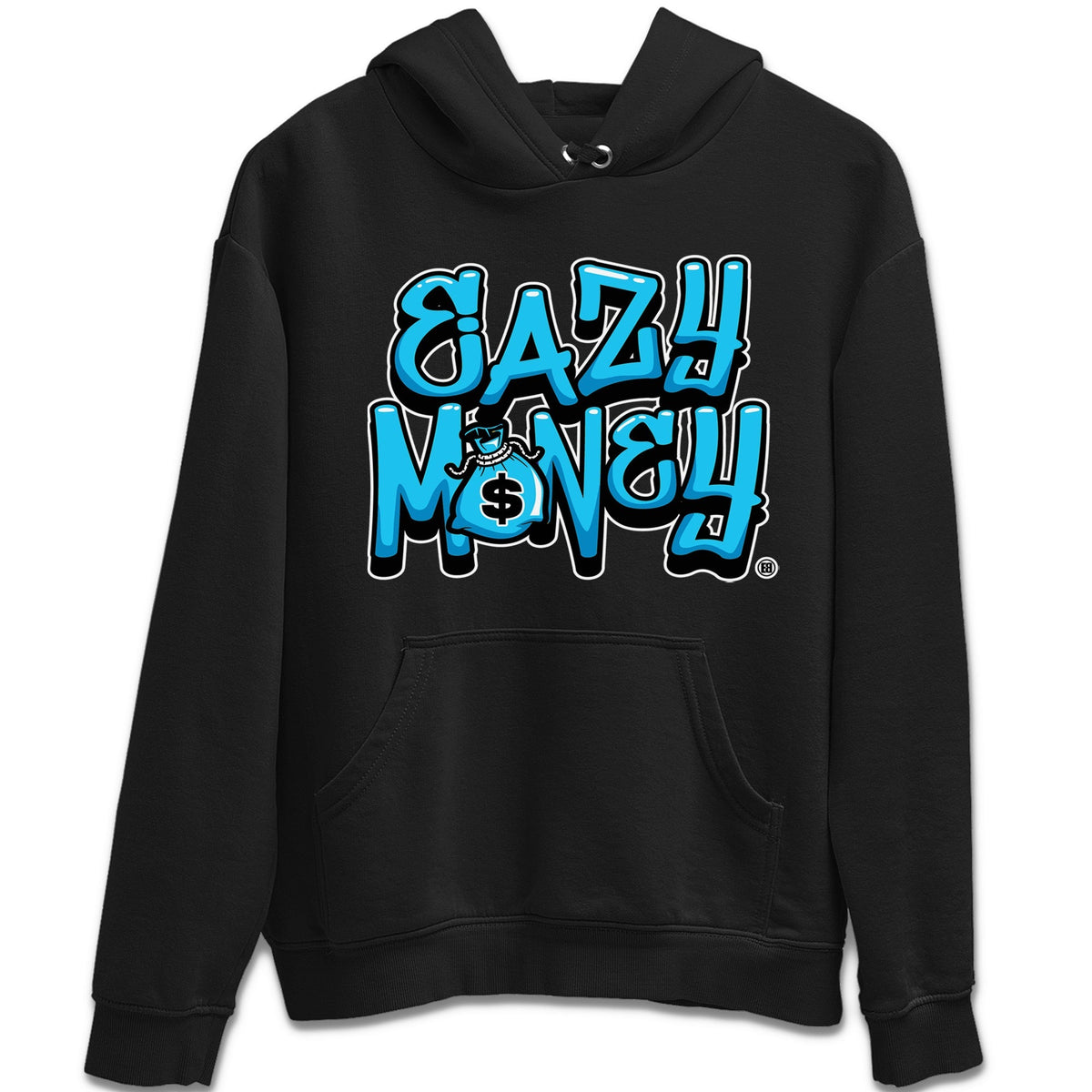 Jordan 1 Powder Blue Sneaker Matching T-Shirt Easy Money Sneaker Tees Jordan 1 Powder Blue Sneaker Release Tees Crew Neck Tees
