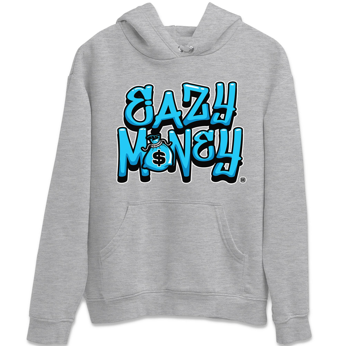 Jordan 1 Powder Blue Sneaker Matching T-Shirt Easy Money Sneaker Tees Jordan 1 Powder Blue Sneaker Release Tees Crew Neck Tees