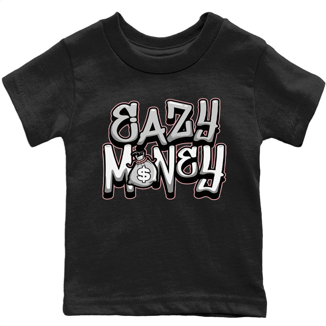 Jordan 1 Stage Haze Sneaker Matching T-Shirt Easy Money Sneaker Tees Jordan 1 Stage Haze Sneaker Release Tees Kids Shirts