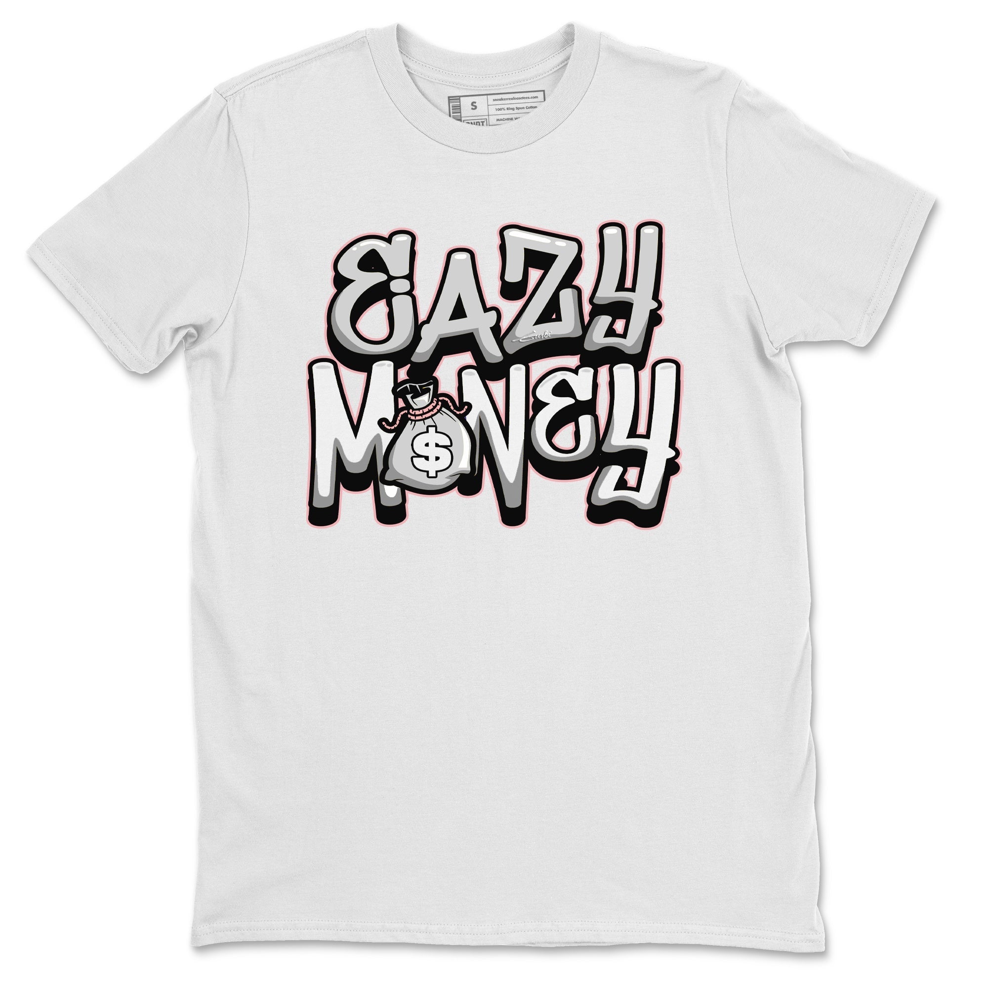 Jordan 1 Stage Haze Sneaker Matching T-Shirt Easy Money Sneaker Tees Jordan 1 Stage Haze Sneaker Release Tees Crew Neck Tees