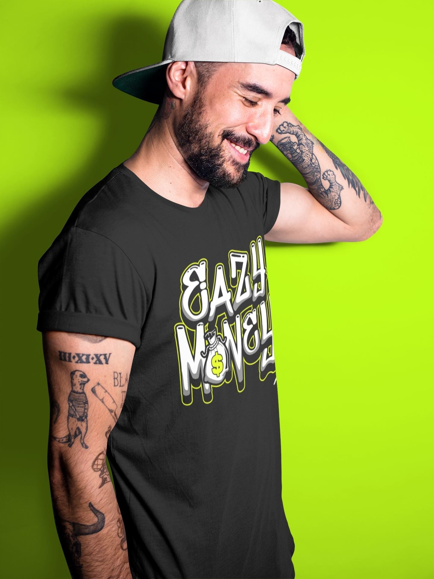 Jordan 1 Visionaire Sneaker Matching T-Shirt Easy Money Sneaker Tees Jordan 1 Visionaire Sneaker Release Tees Crew Neck Tees