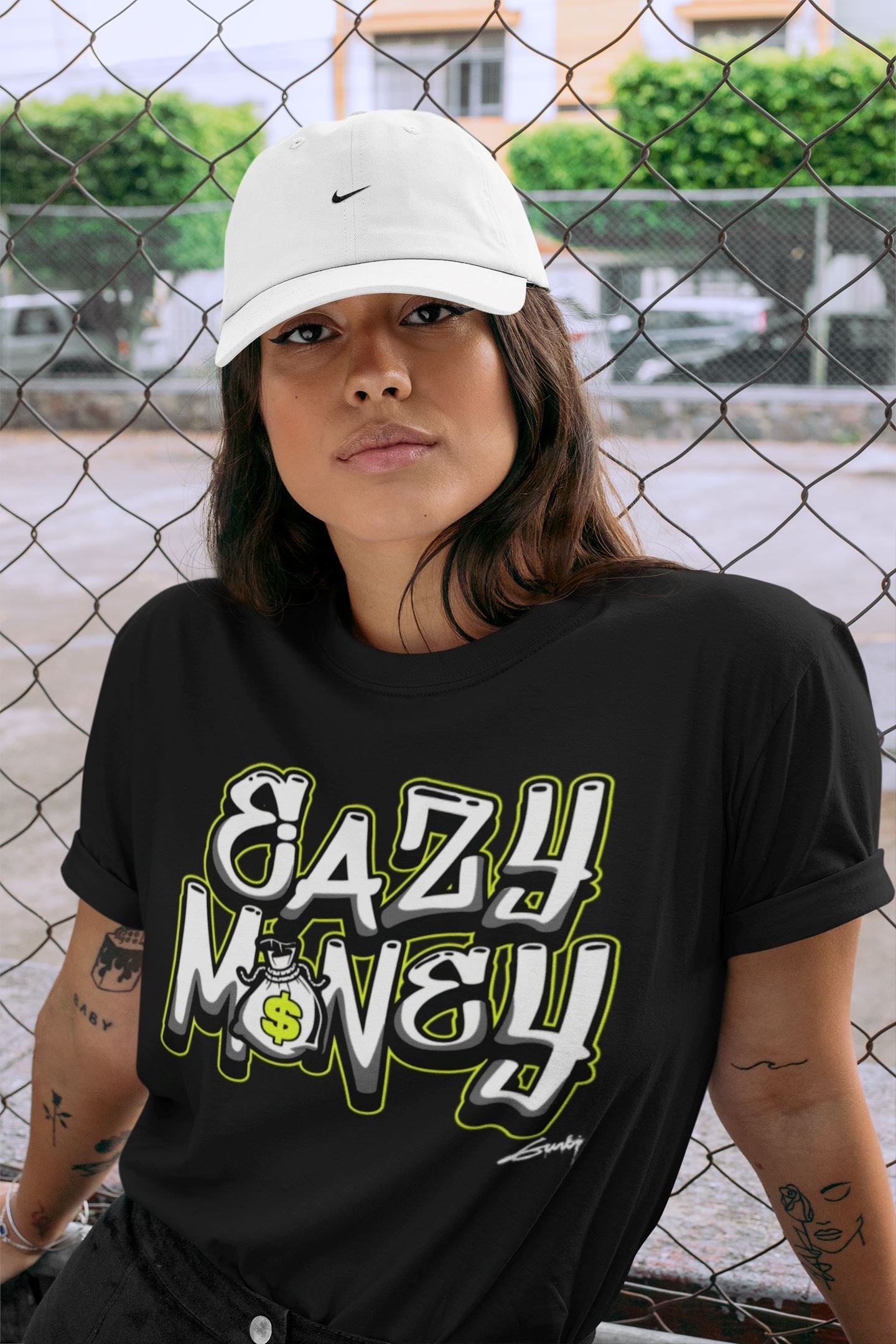 Jordan 1 Visionaire Sneaker Matching T-Shirt Easy Money Sneaker Tees Jordan 1 Visionaire Sneaker Release Tees Crew Neck Tees